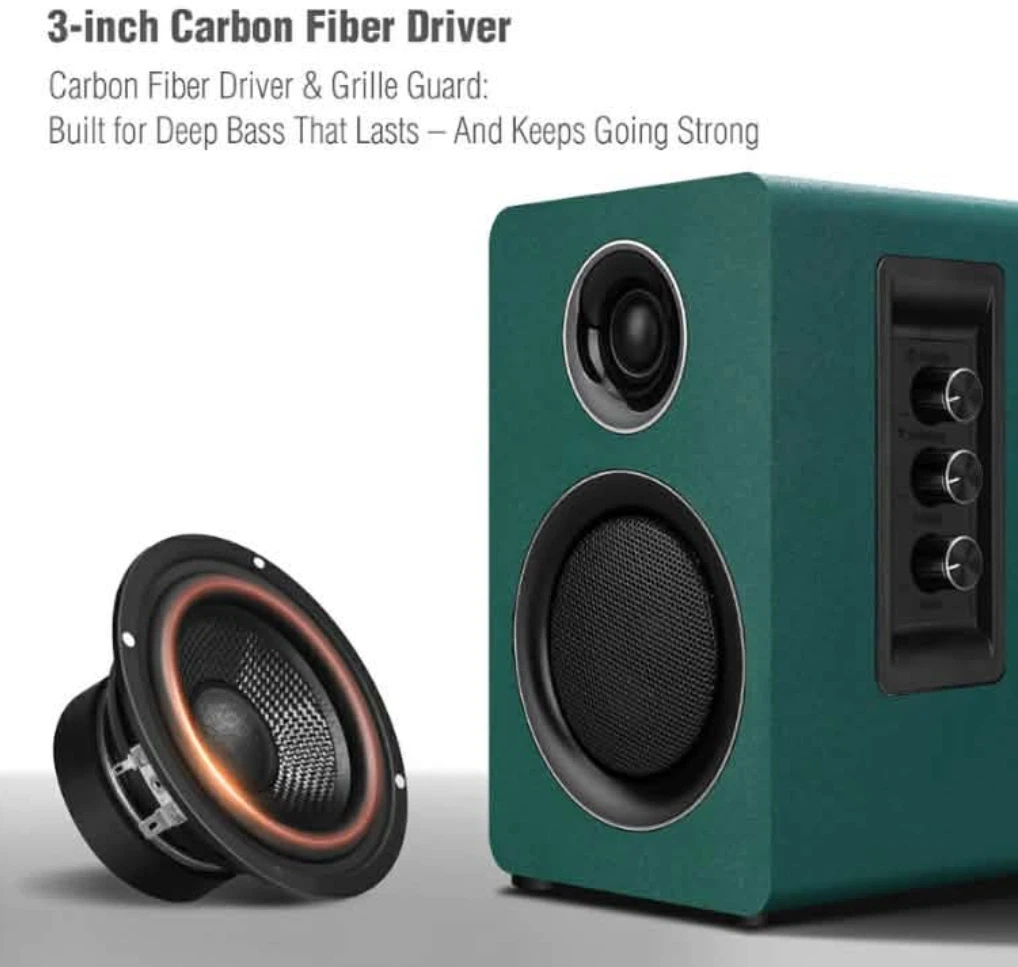 Computer Speakers for Desktop PC, Ac Speaker with 3" - photo 2