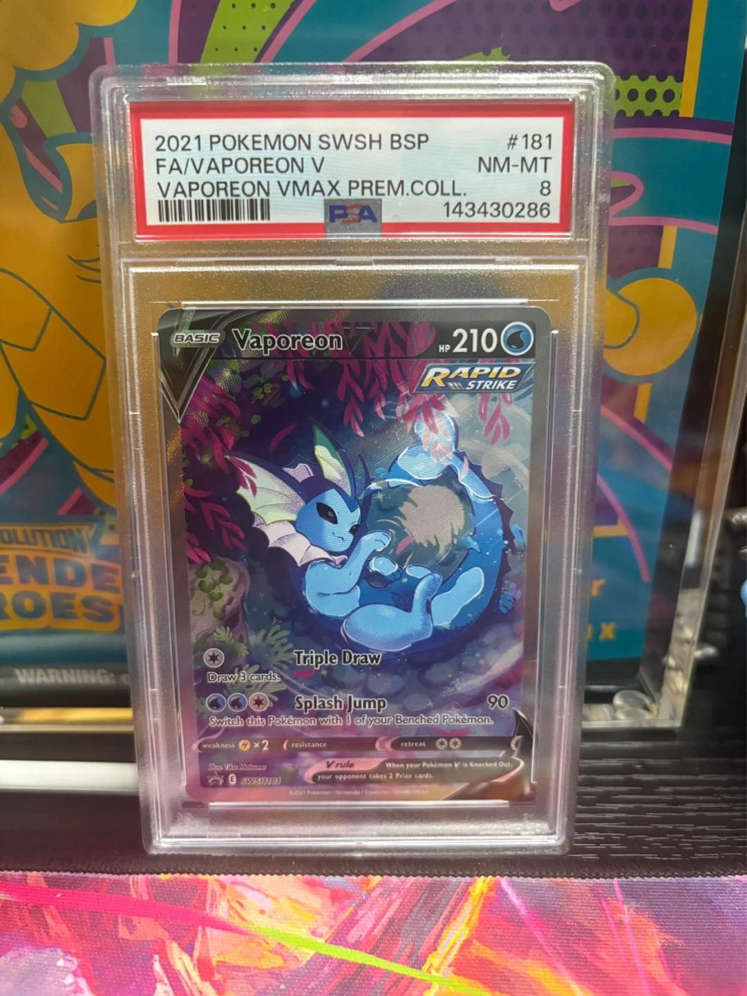 Pokemon Vaporeon V Promo