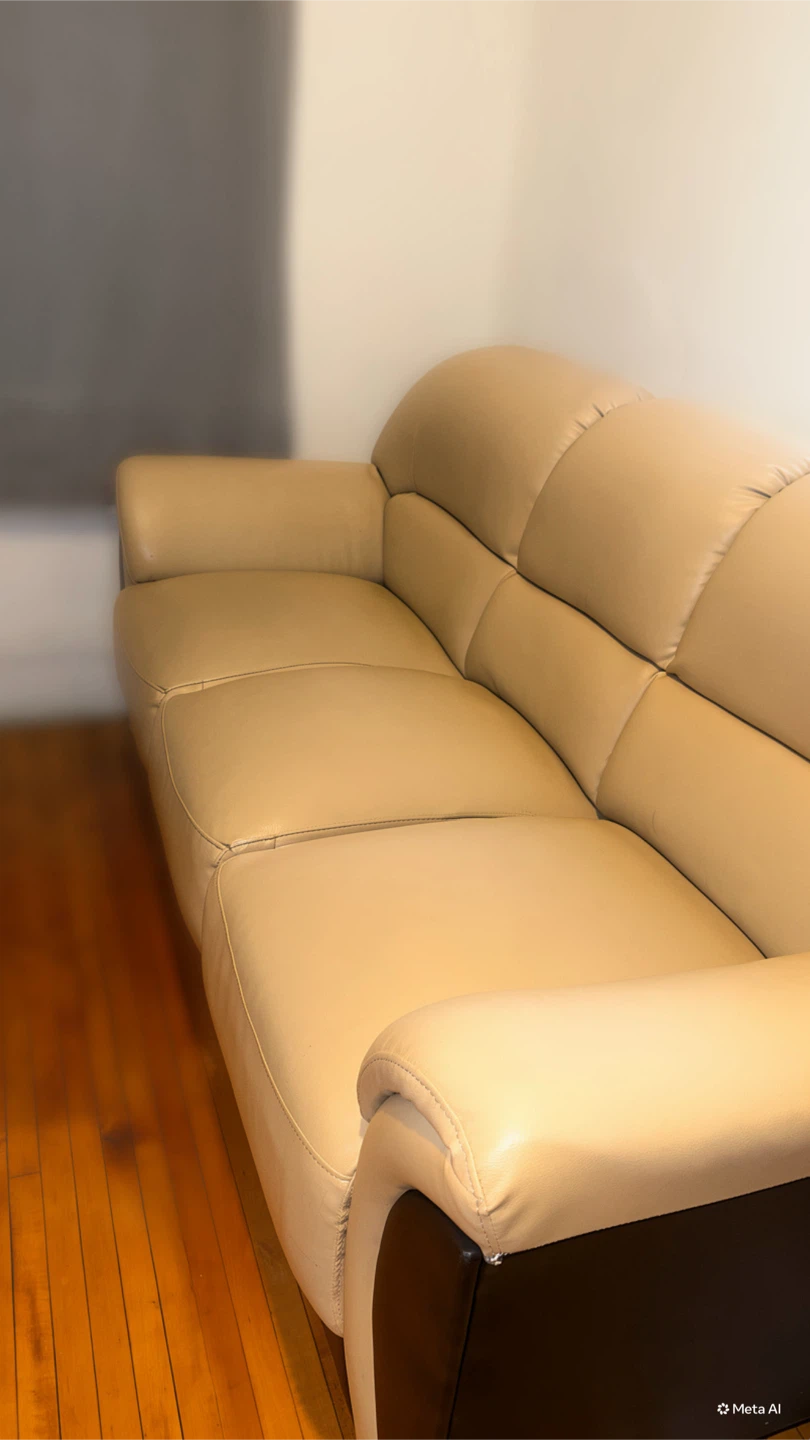 Tan 3-Seater Sofa - photo 4