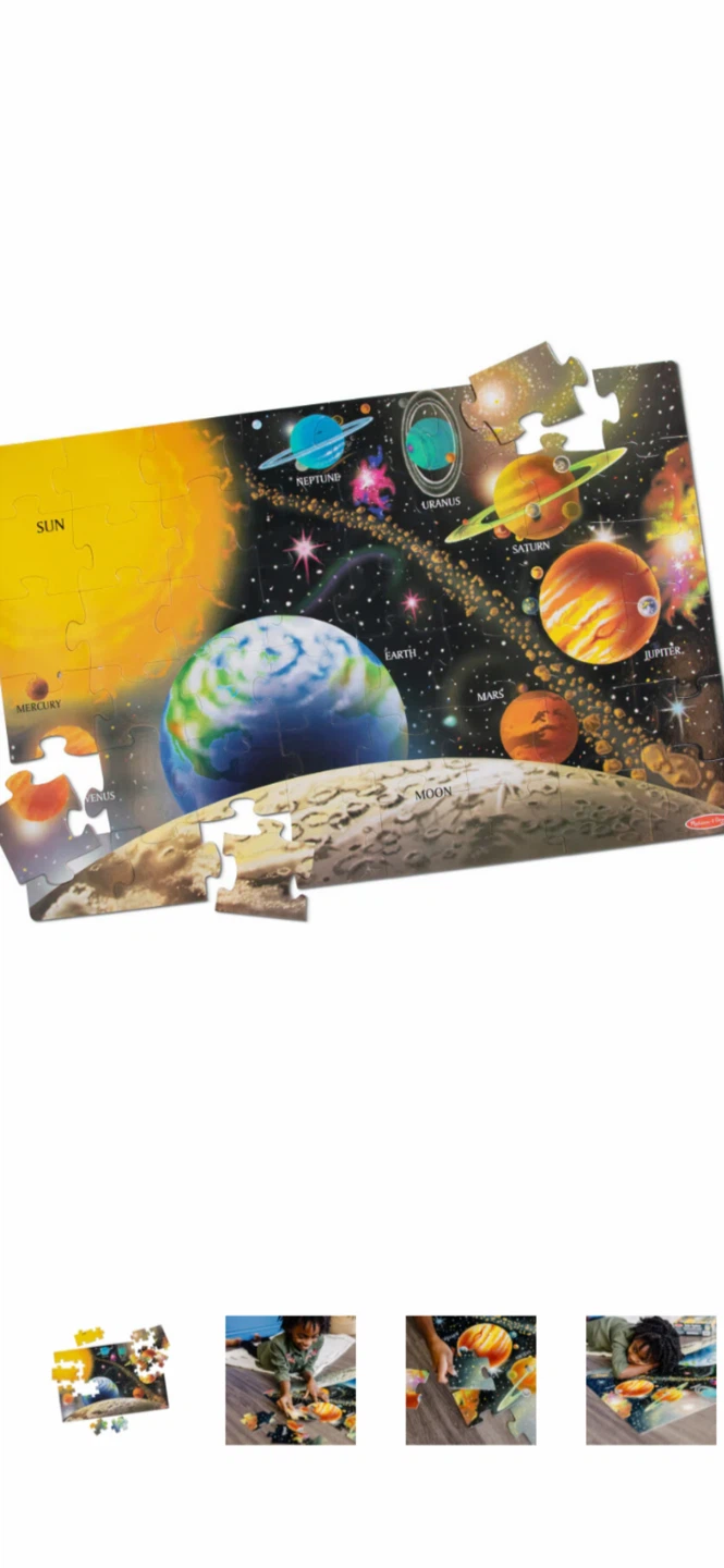 Melissa & Doug 48 Piece Solar System Floor Puzzle - photo 2