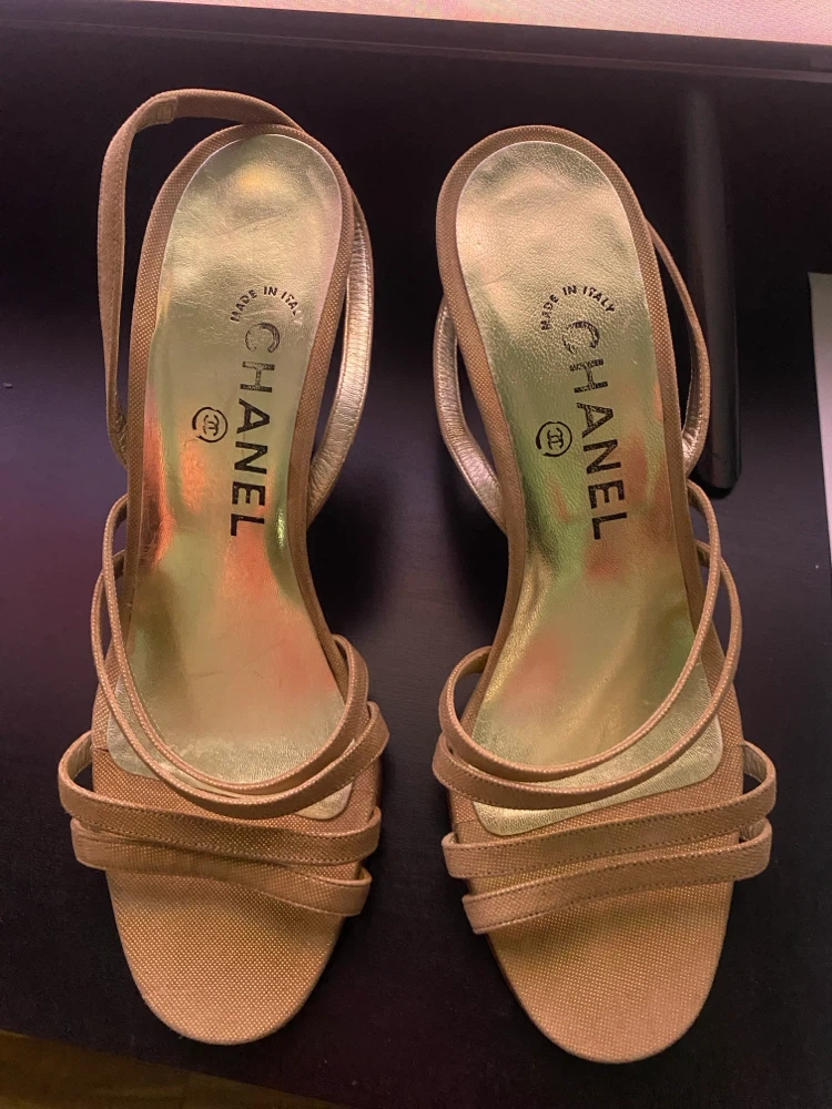 Chanel Slingback Heels