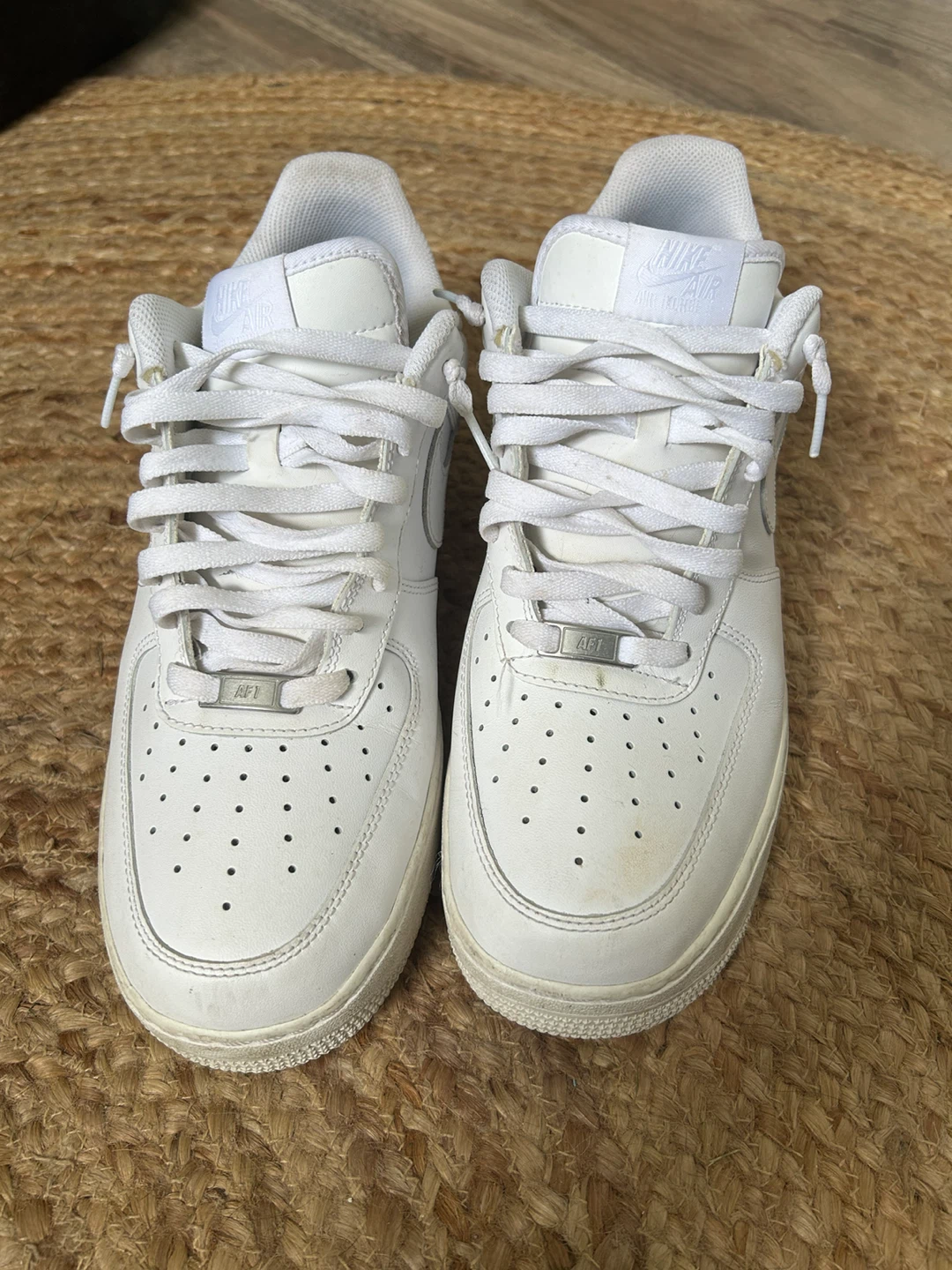 Nike Air Force 1 Men's White Sneakers Size 12