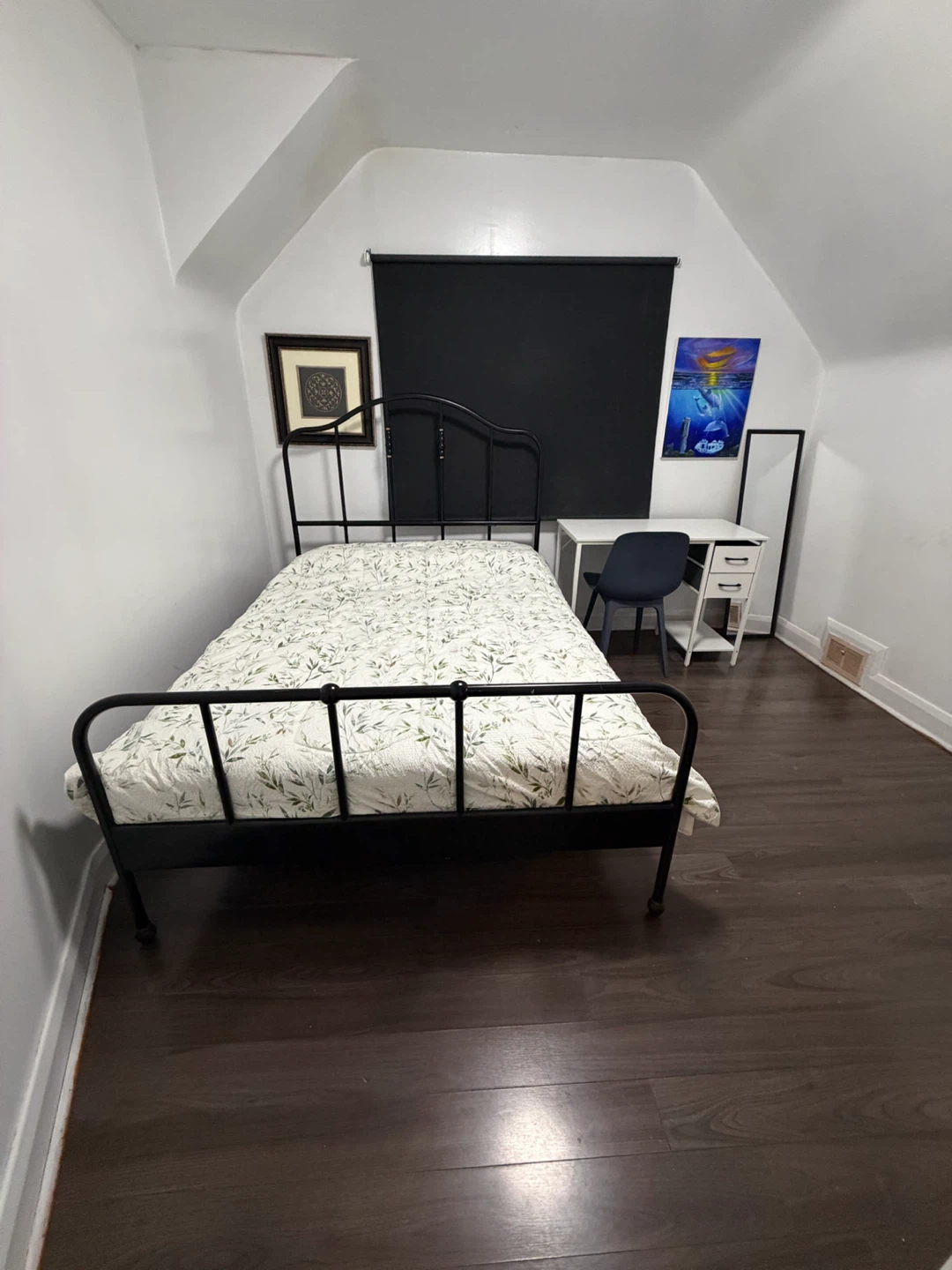 Black Double size  Metal Bed Frame