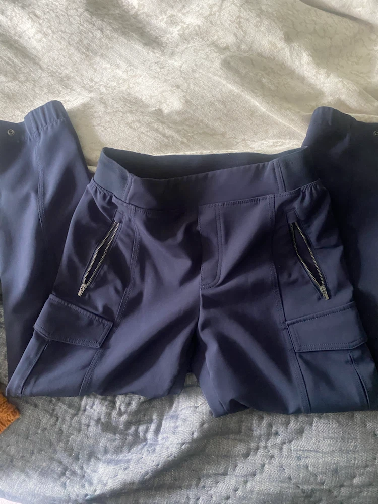 Athleta Navy Cargo Pants