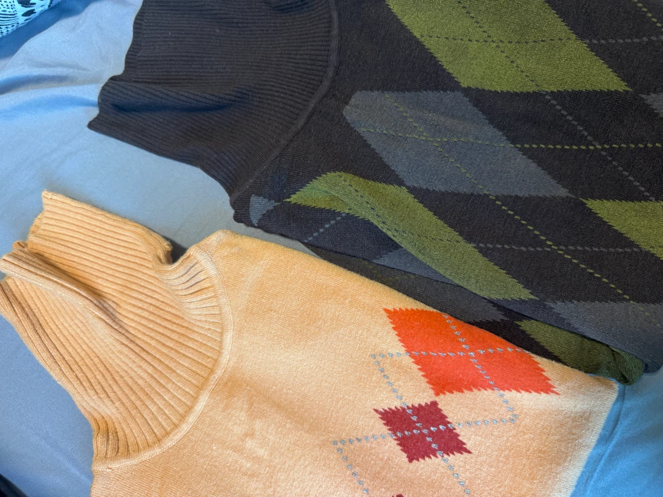 Women's Argyle Sweater Vest Bundle