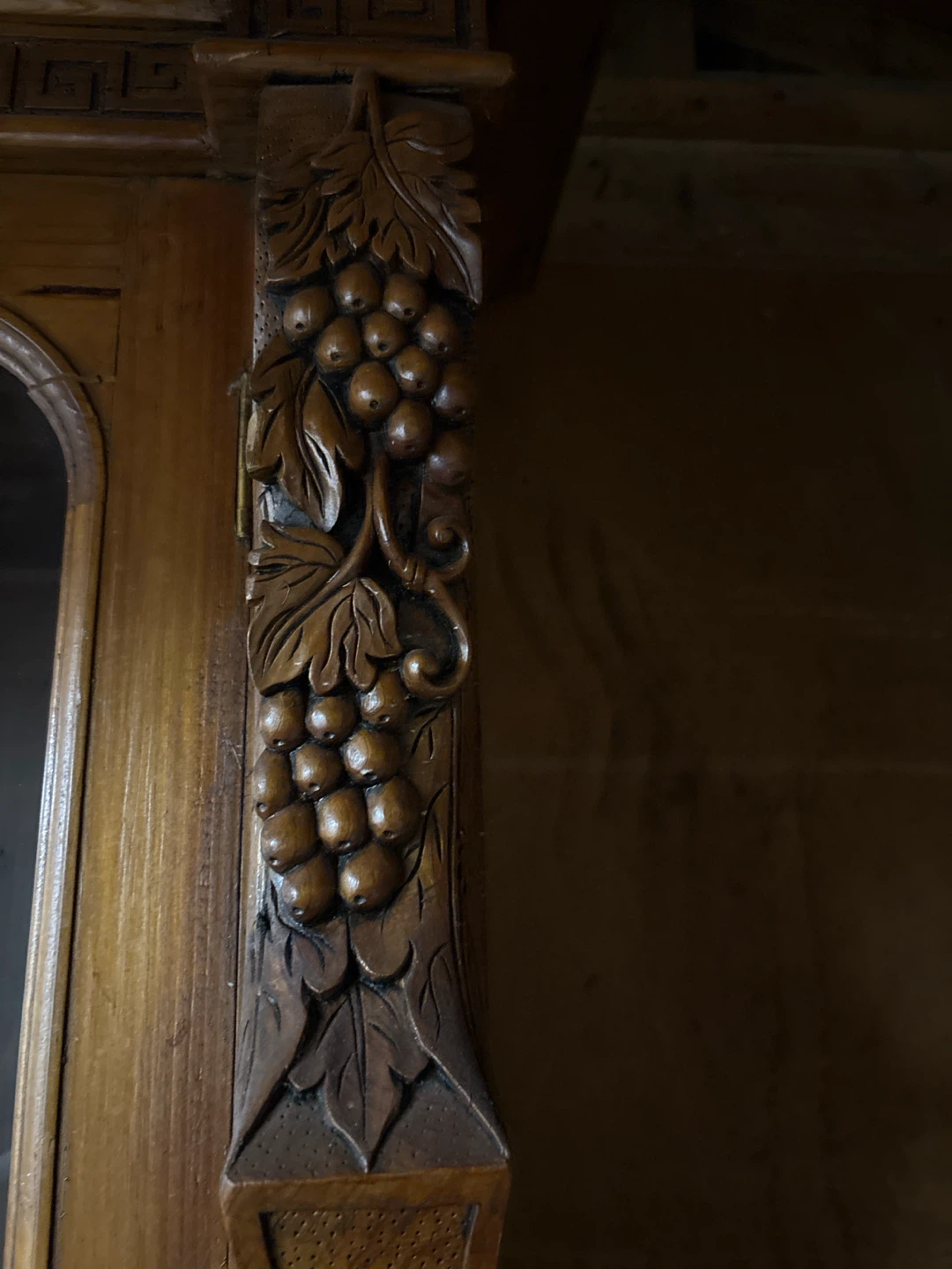 MUST GO ASAP Antique Wooden China Cabinet with Glass Doors - photo 2
