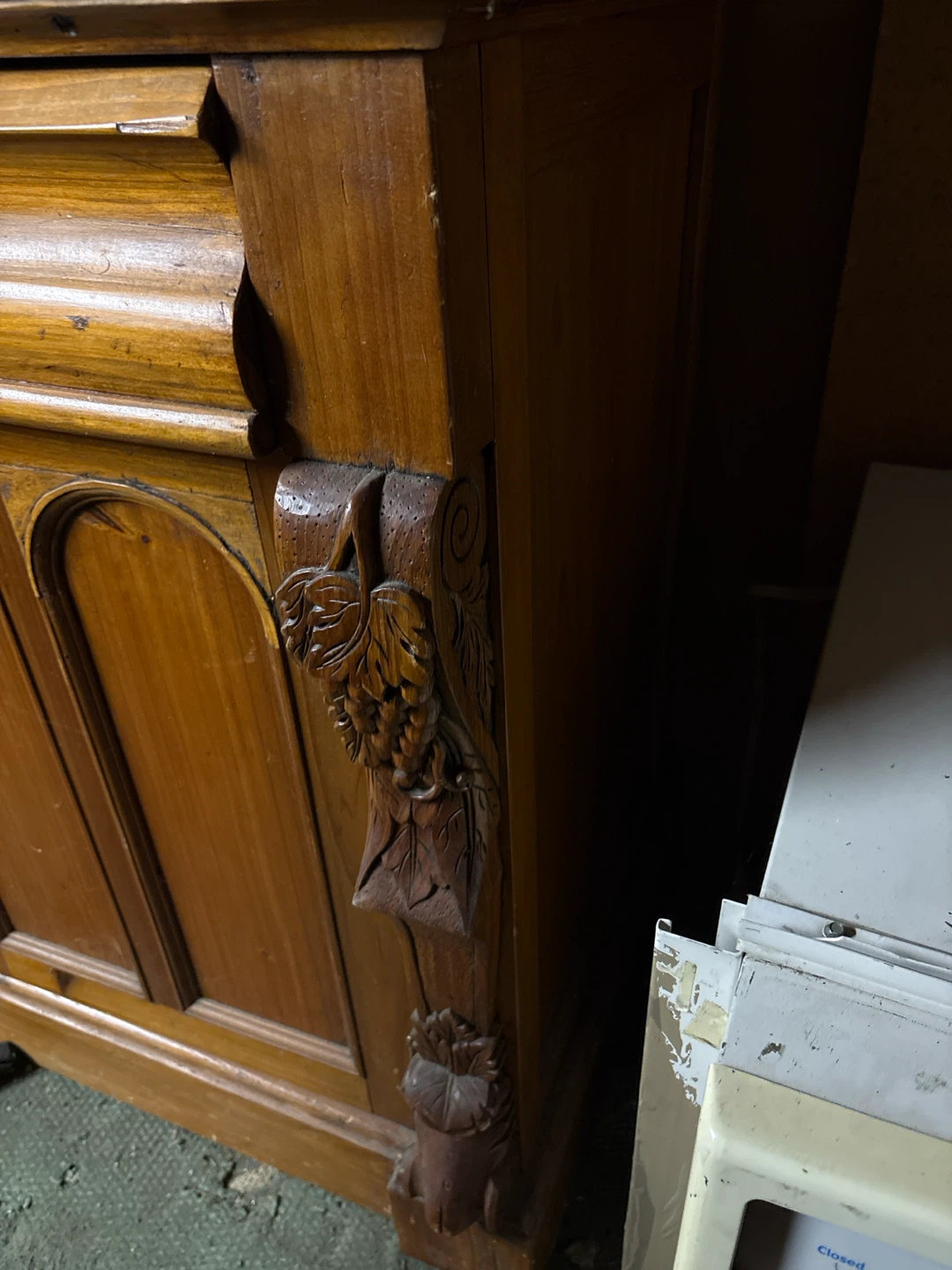 MUST GO ASAP Antique Wooden China Cabinet with Glass Doors - photo 5