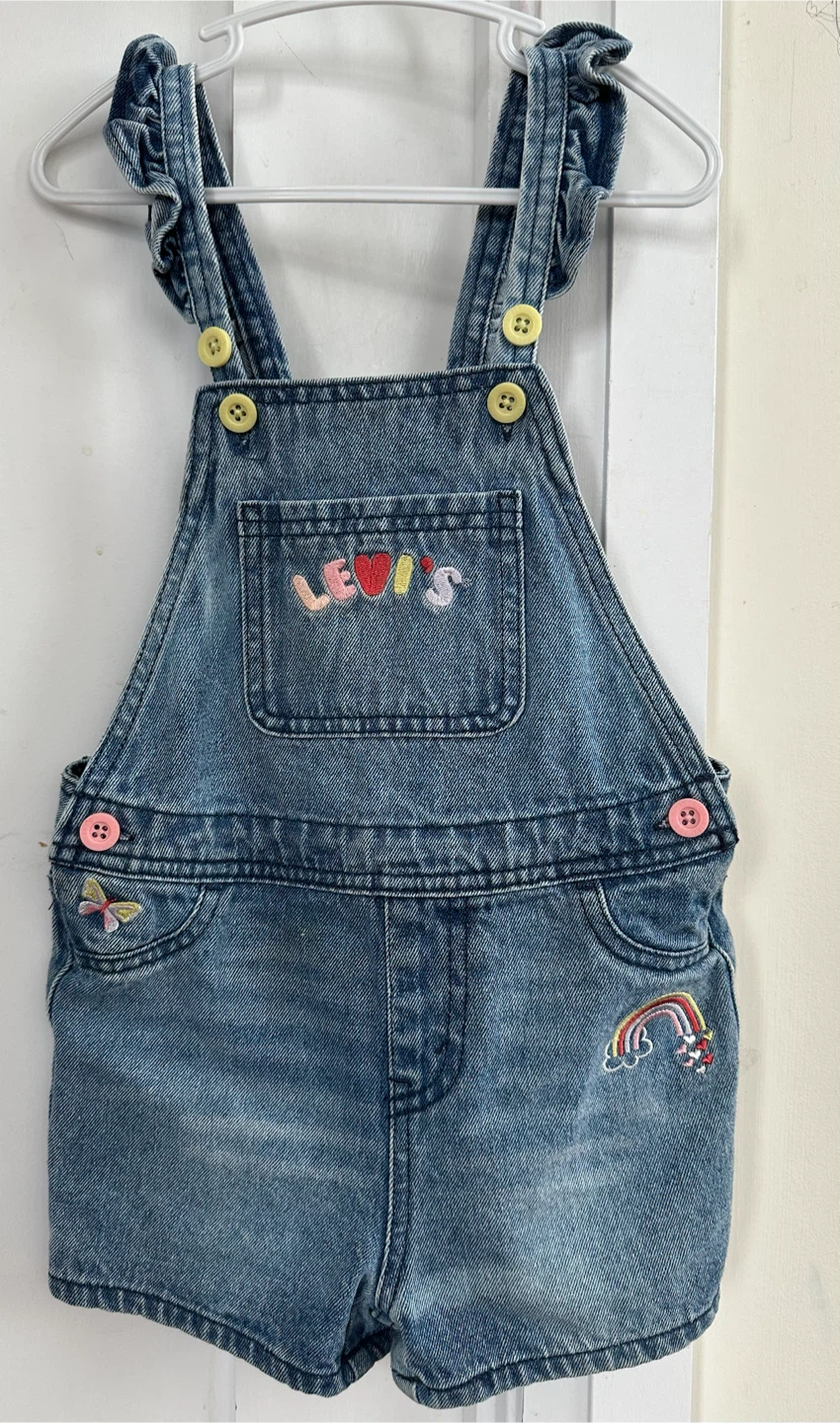 Levi's Kids Denim Overalls . Like new