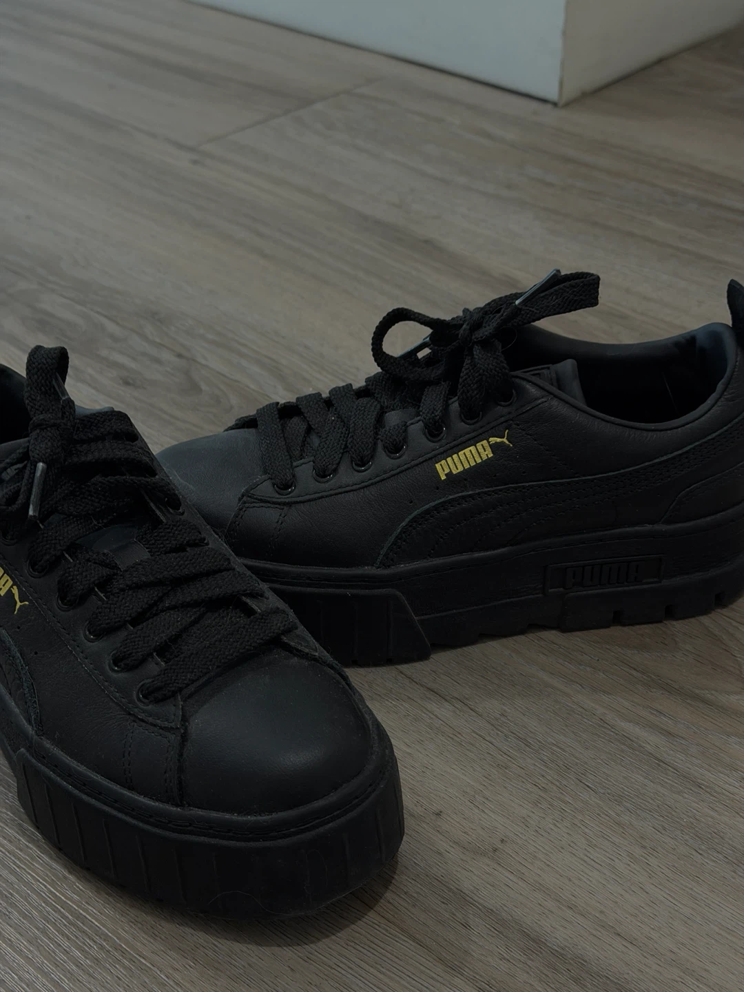 Puma Black Platform Sneakers - photo 2