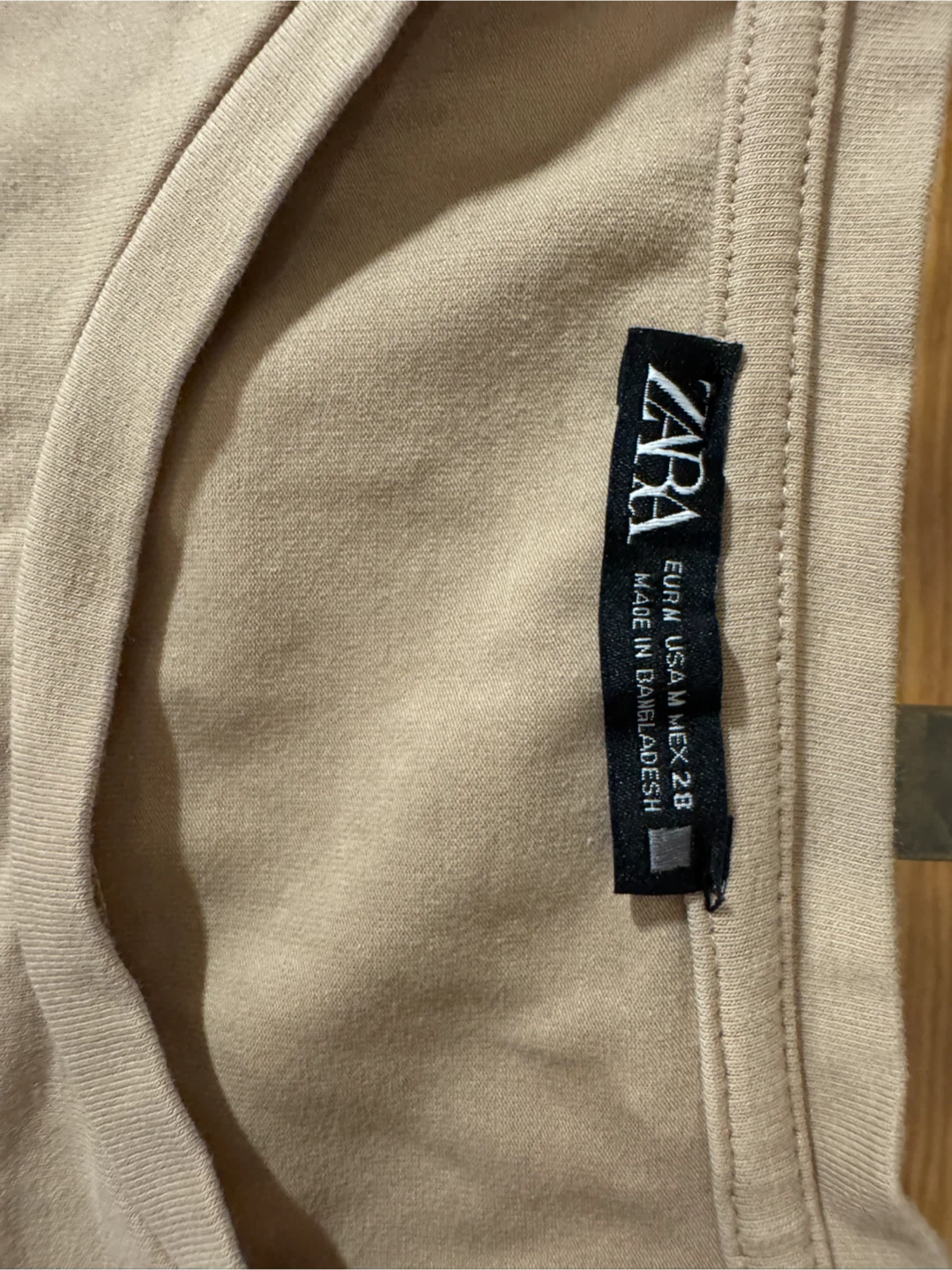 ZARA Beige T-Shirt - photo 2