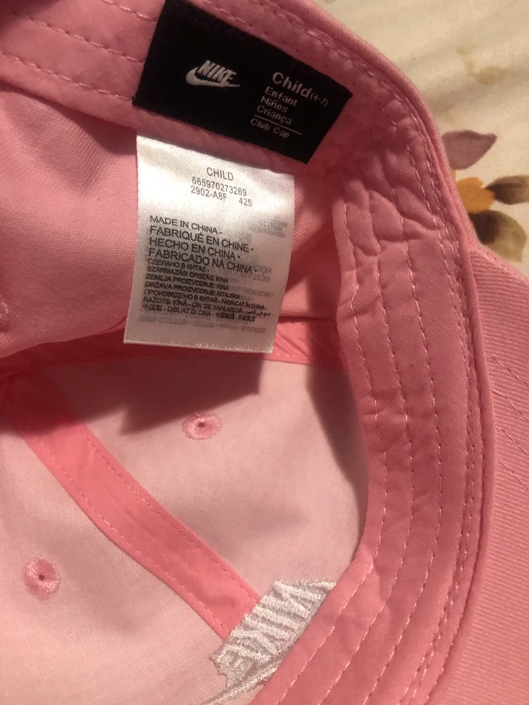 NEW Nike Kids' Futura Club Cap - Pink - photo 3
