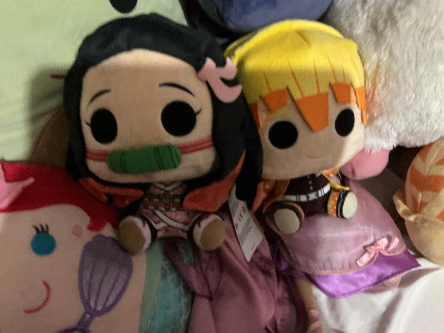 Demon Slayer Nezuko & Zenitsu Plush Figures