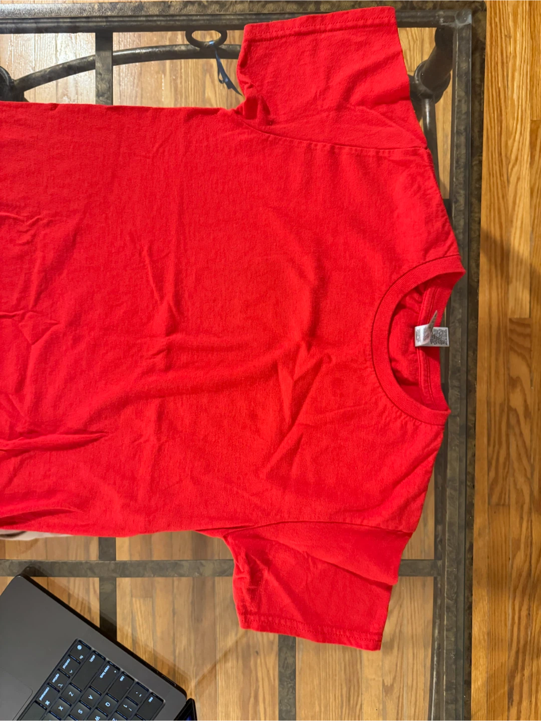Gildan Red T-Shirt Youth Medium - photo 2