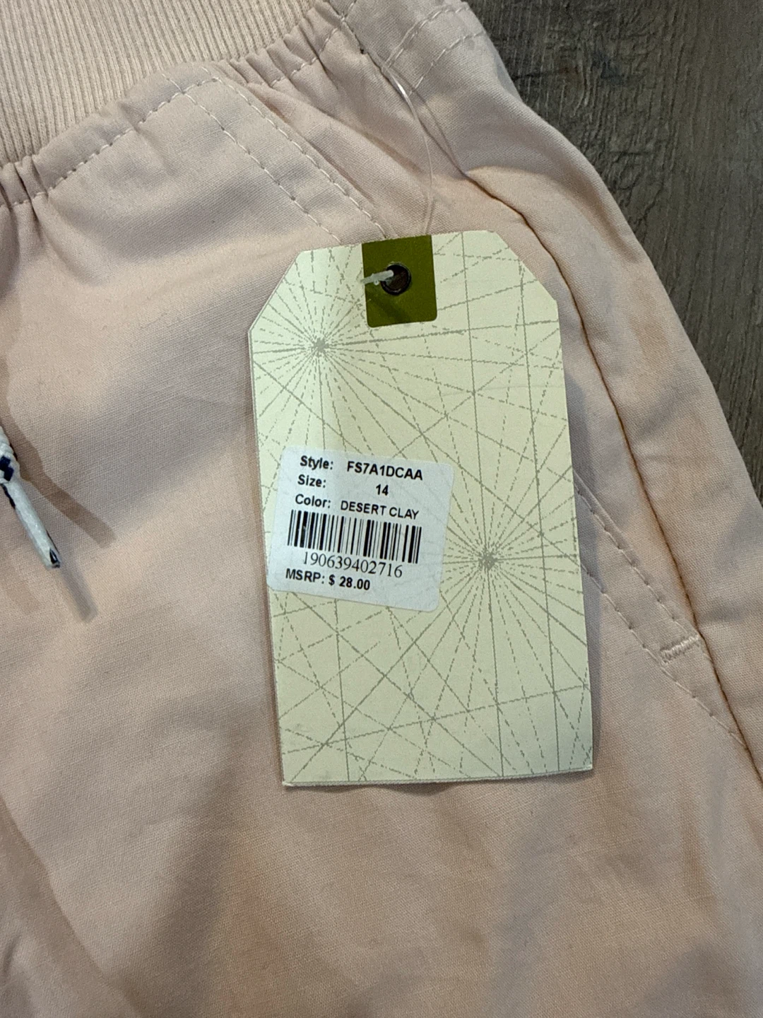 Free Planet Cargo Shorts Size 14 Desert Clay - photo 2