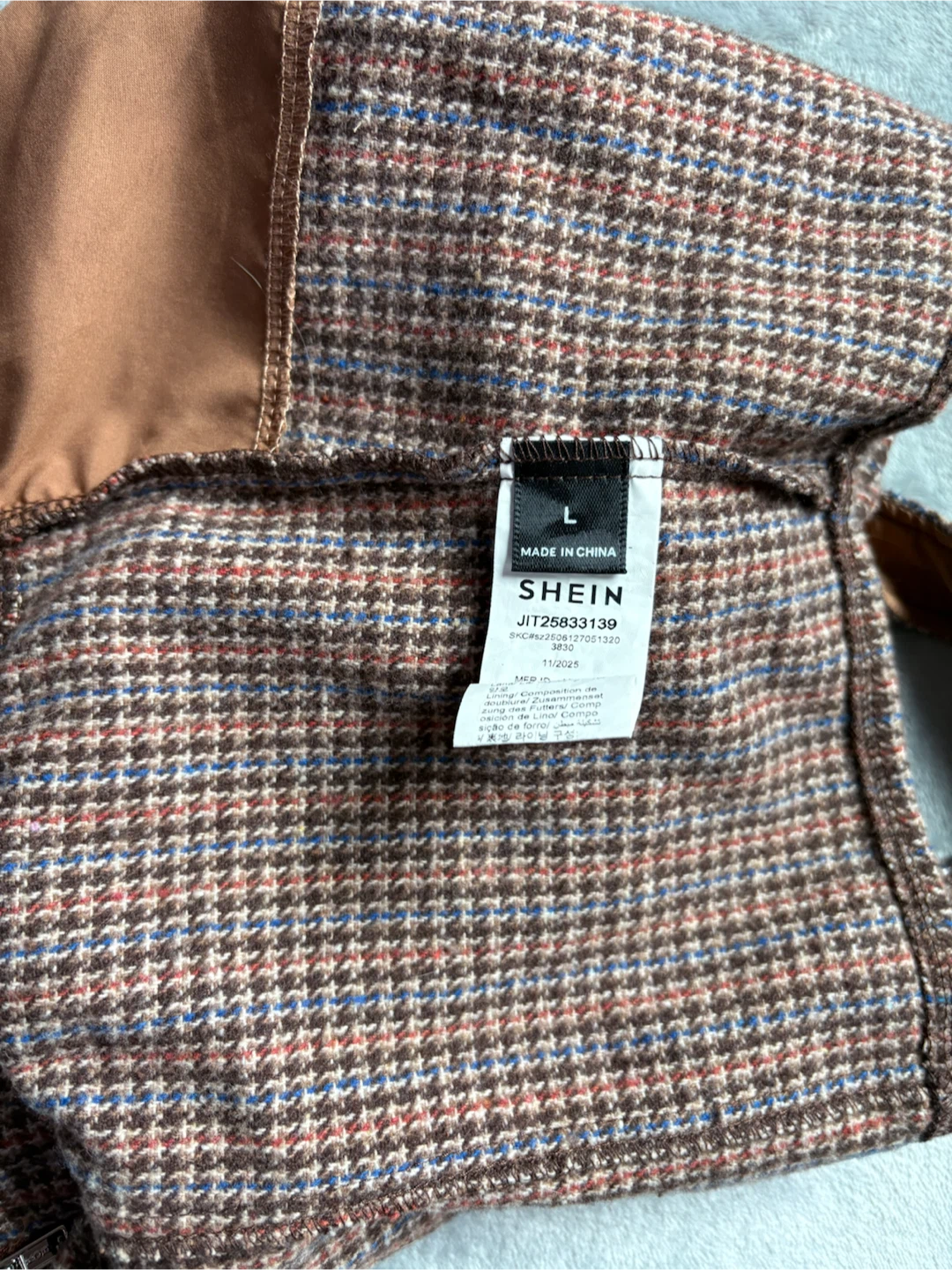 SHEIN Plaid Corset Top - photo 3