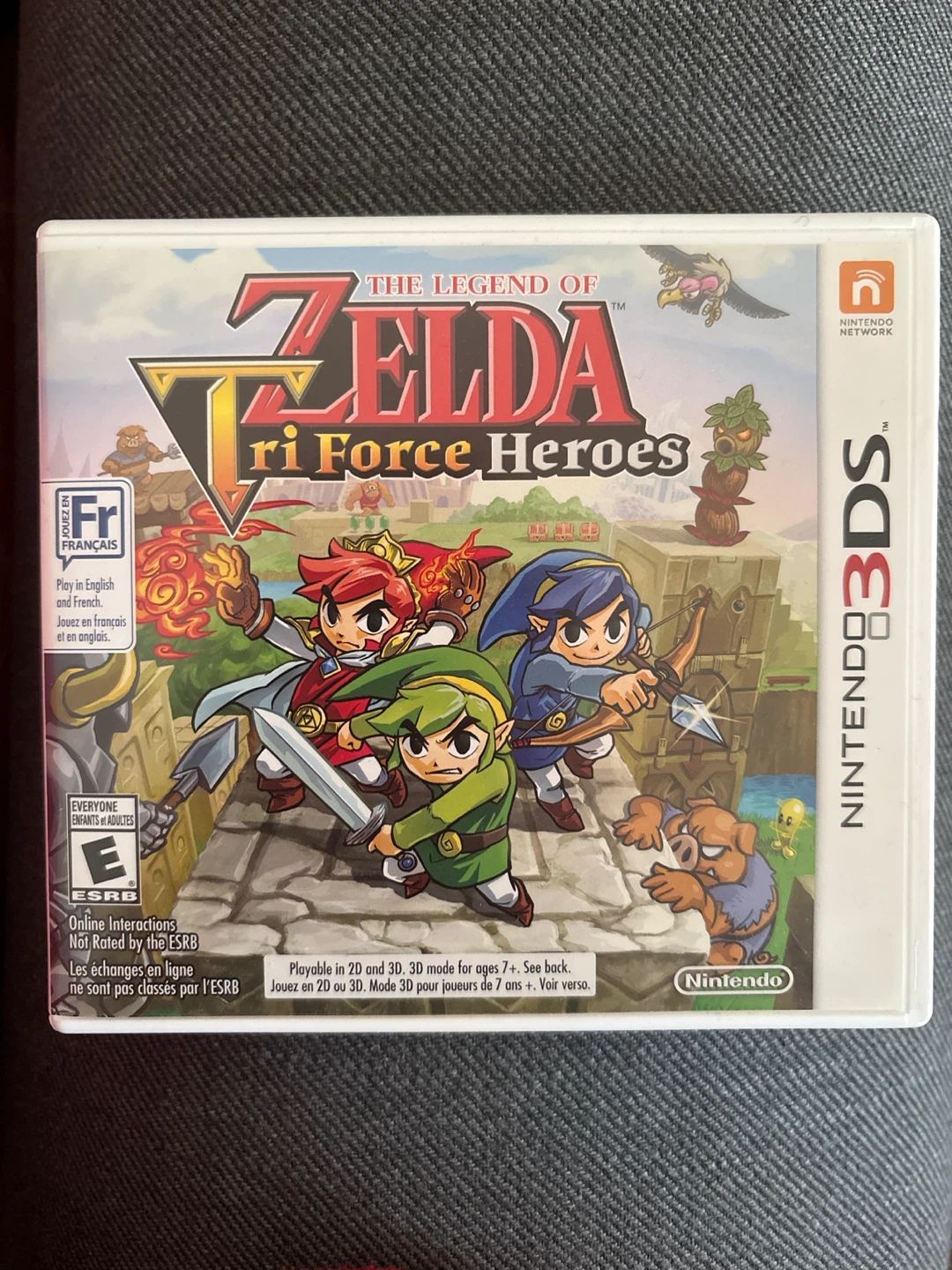 The Legend of Zelda Tri Force Heroes Nintendo 3DS Game