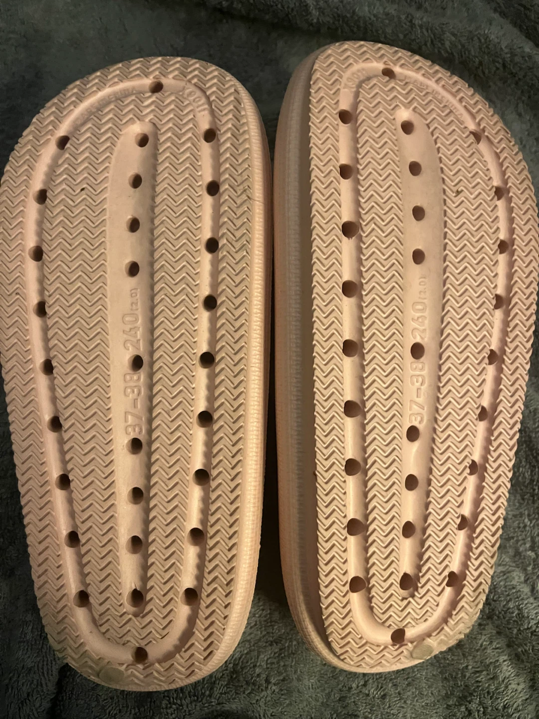 Slippers Pink Slides - Size 37-38 - photo 3