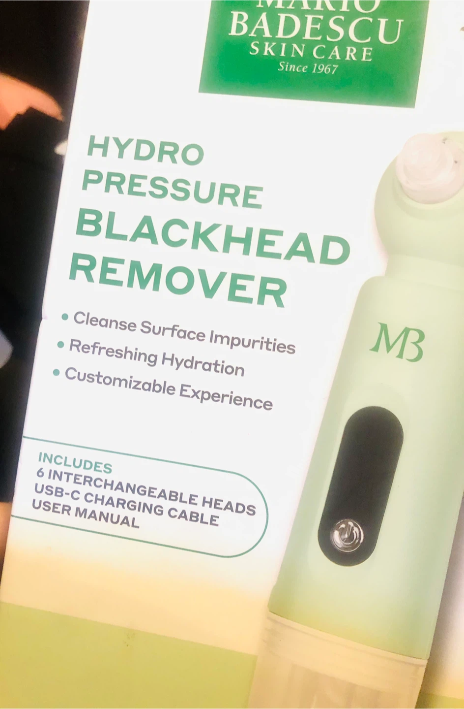 NEW Mario Badescu Hydro Pressure Blackhead Remover Kit