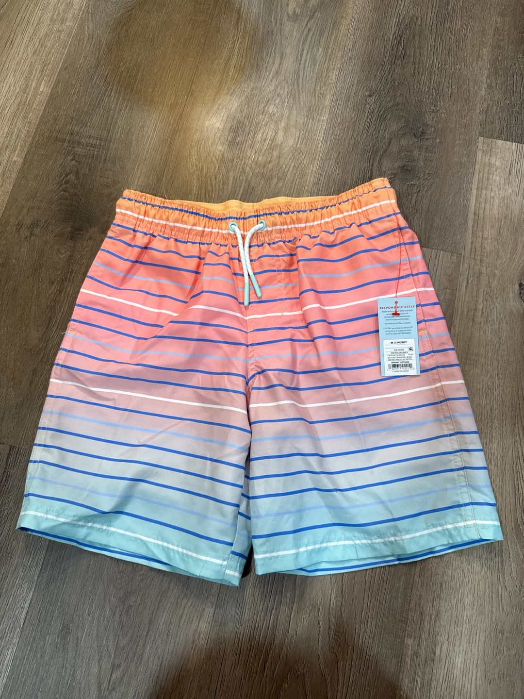 Cat & Jack Boys Swim Trunks Size M Husky
