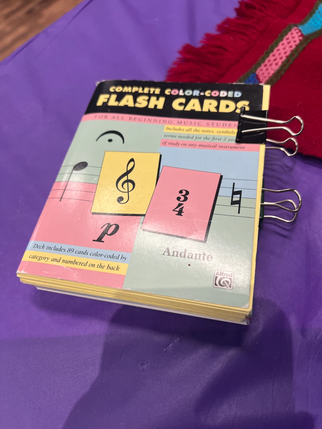 Alfred Complete Color-Coded Music Flash Cards for Beginners