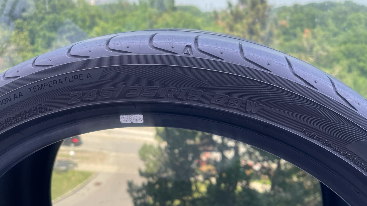 Two Yokohama Advan Sport A/S Performance Tires - 245/35R19 89W