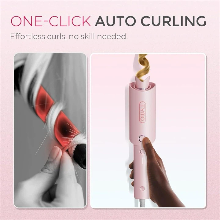 TYMO Pink Automatic Hair Curler - photo 2