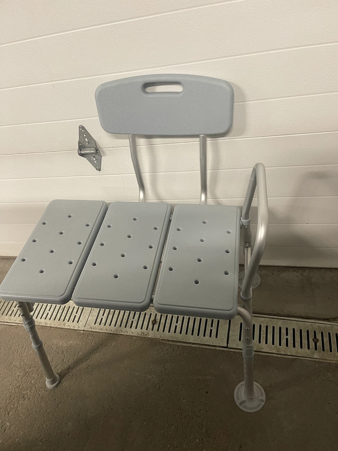 Adjustable Bath Seat with Backrest and Arms - photo 2