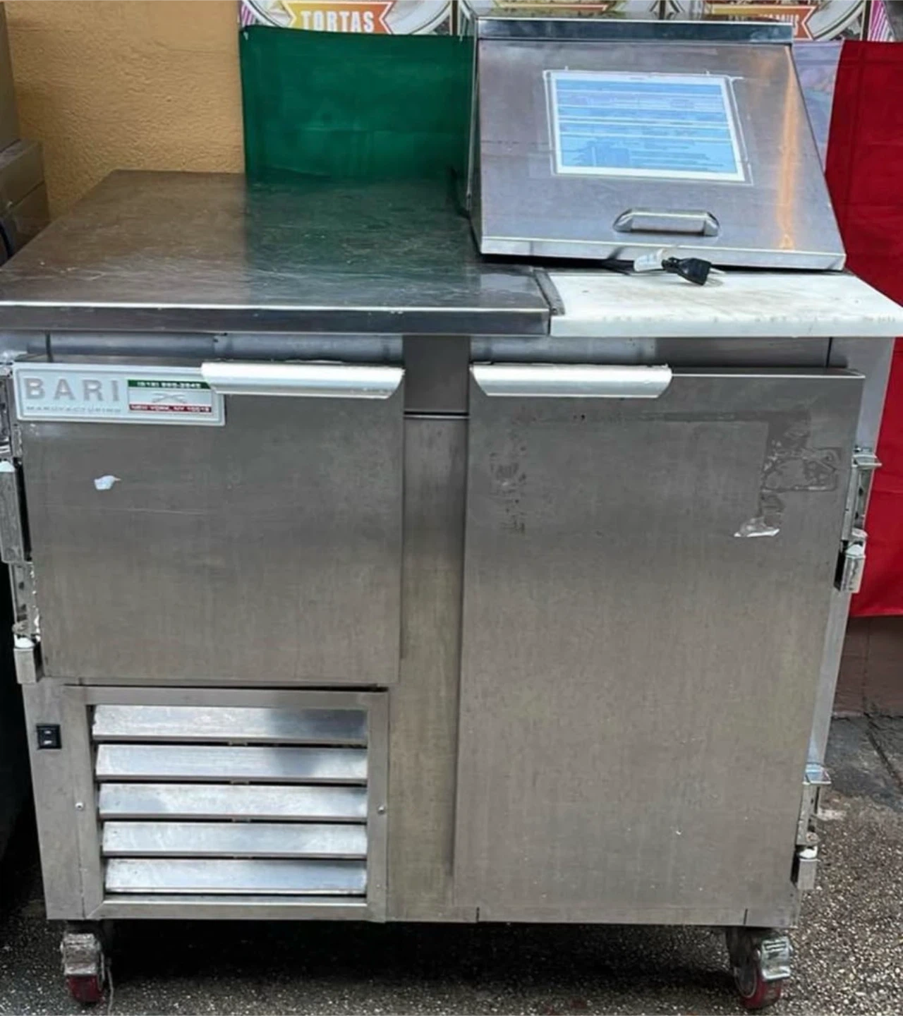 Leader Commercial Sandwich Prep Refrigerator