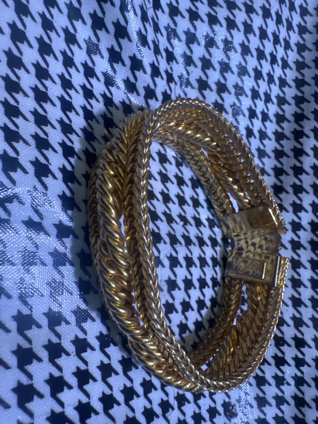 Yves Saint Laurent Gold Tone Chain Bracelet - photo 3