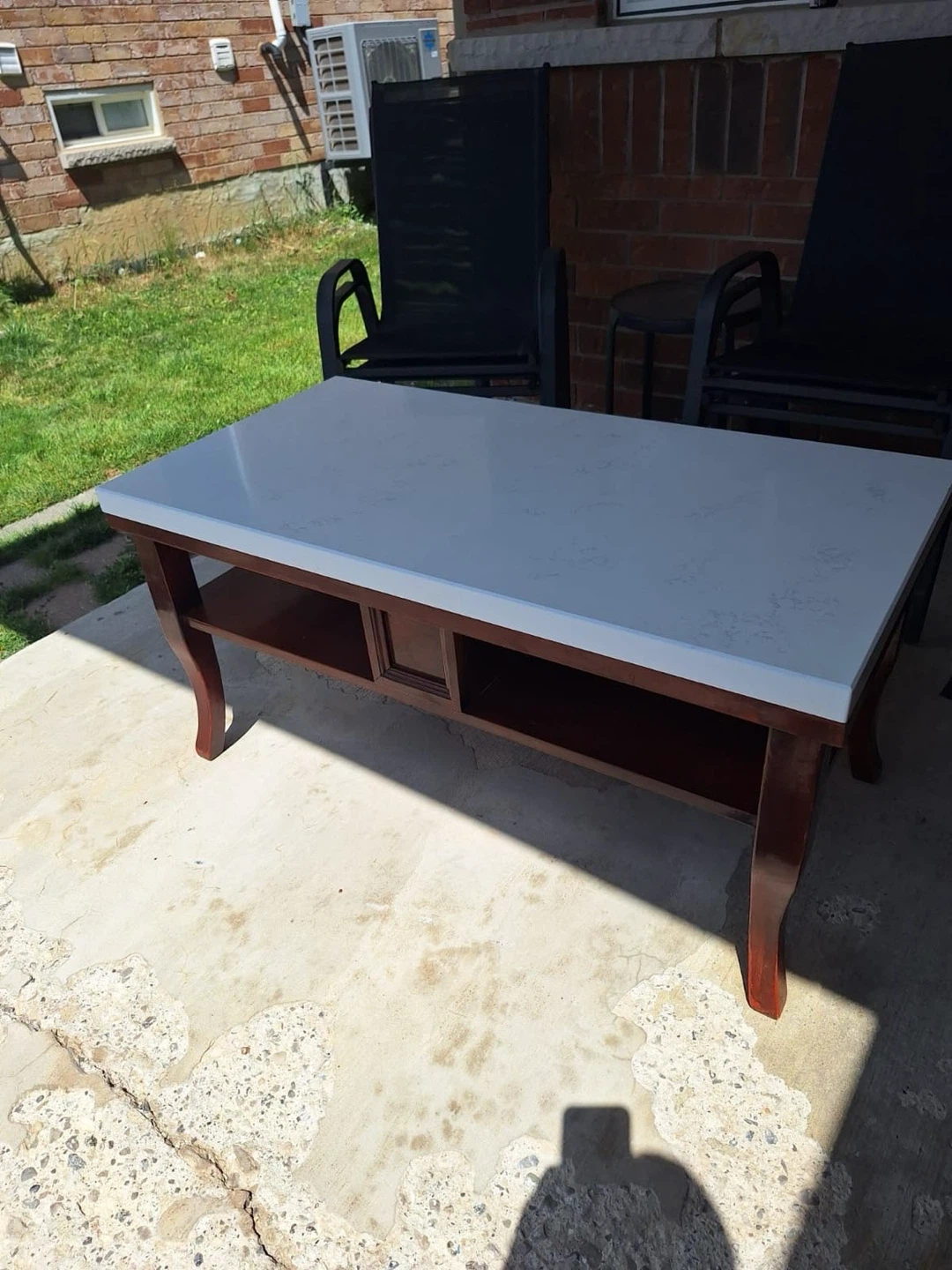 Table with quartz double edge top - photo 4