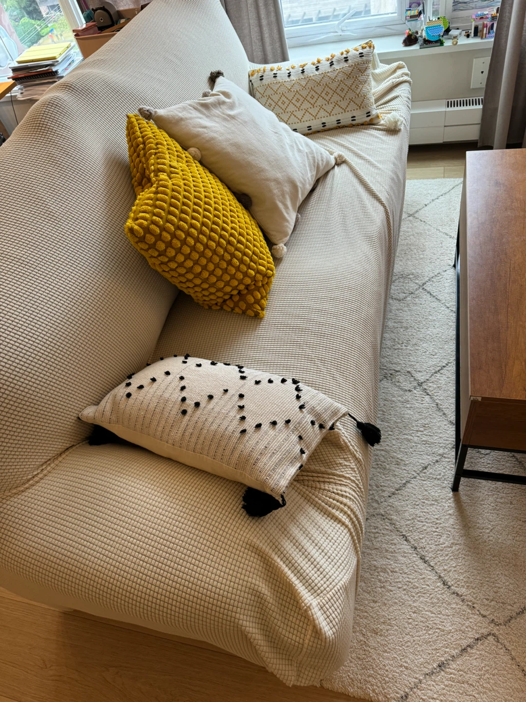 Black Leather Sofa