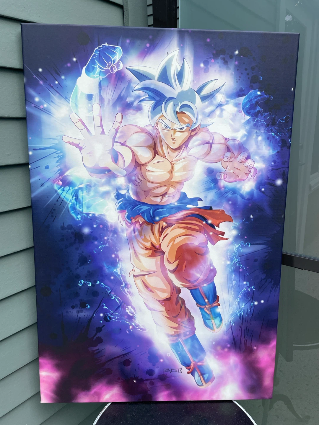 Dragon Ball Z Goku Ultra Instinct Canvas Art - photo 2