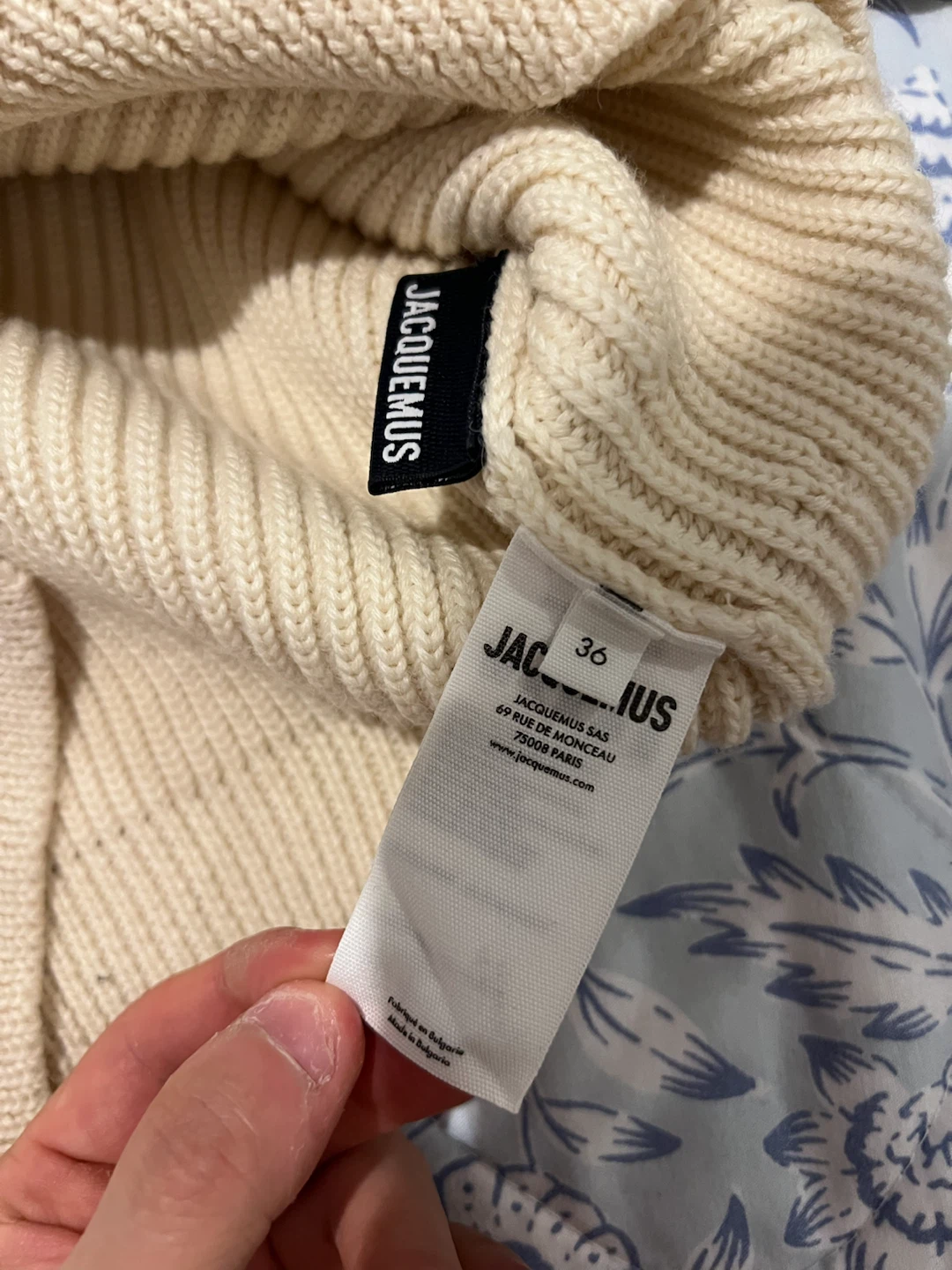 Jacquemus La Maille Seville Asymmetric Ribbed Jumper - photo 4