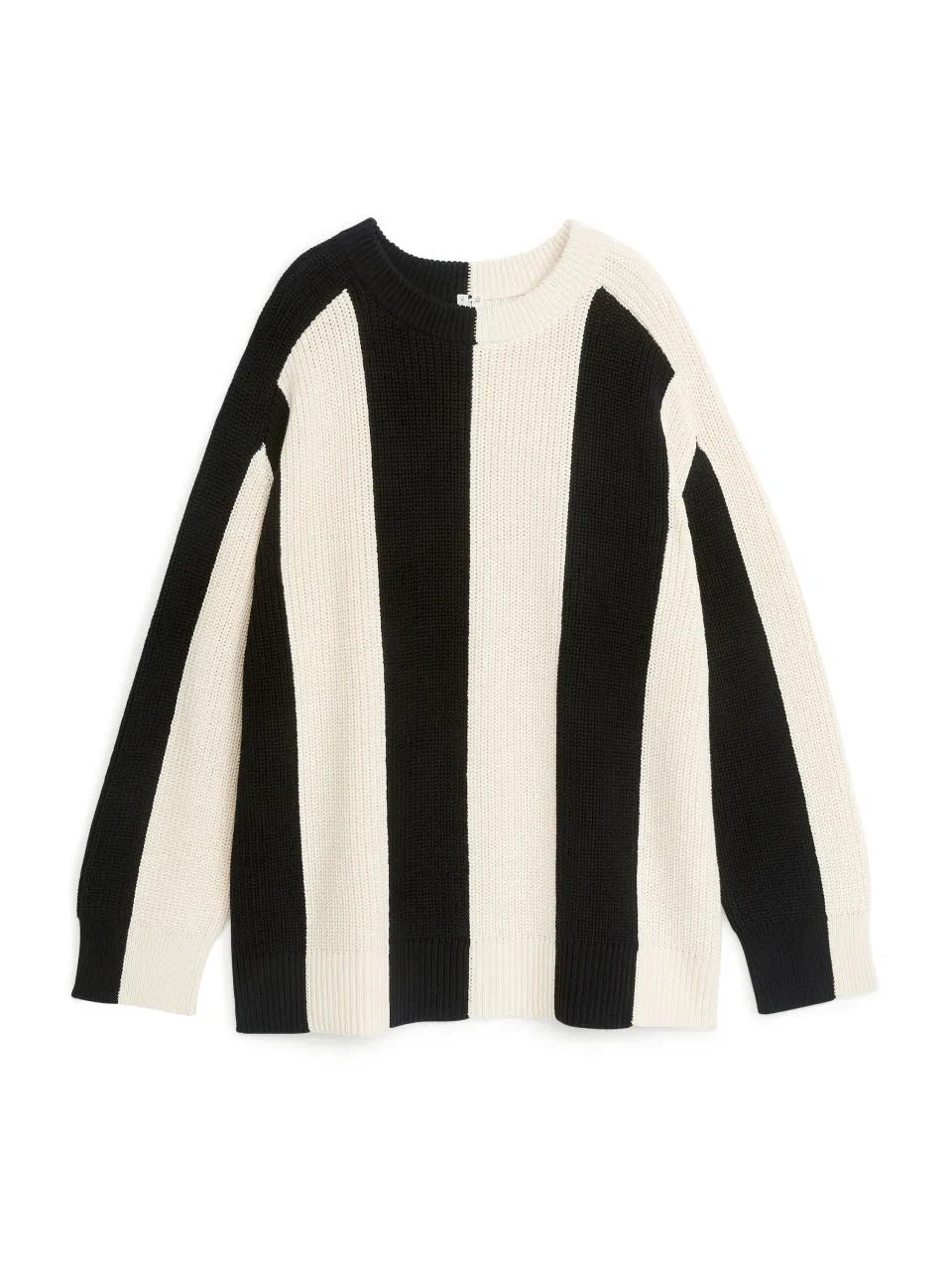 ARKET Block Striped Heavy Ribbed Crewneck Sweater - photo 2