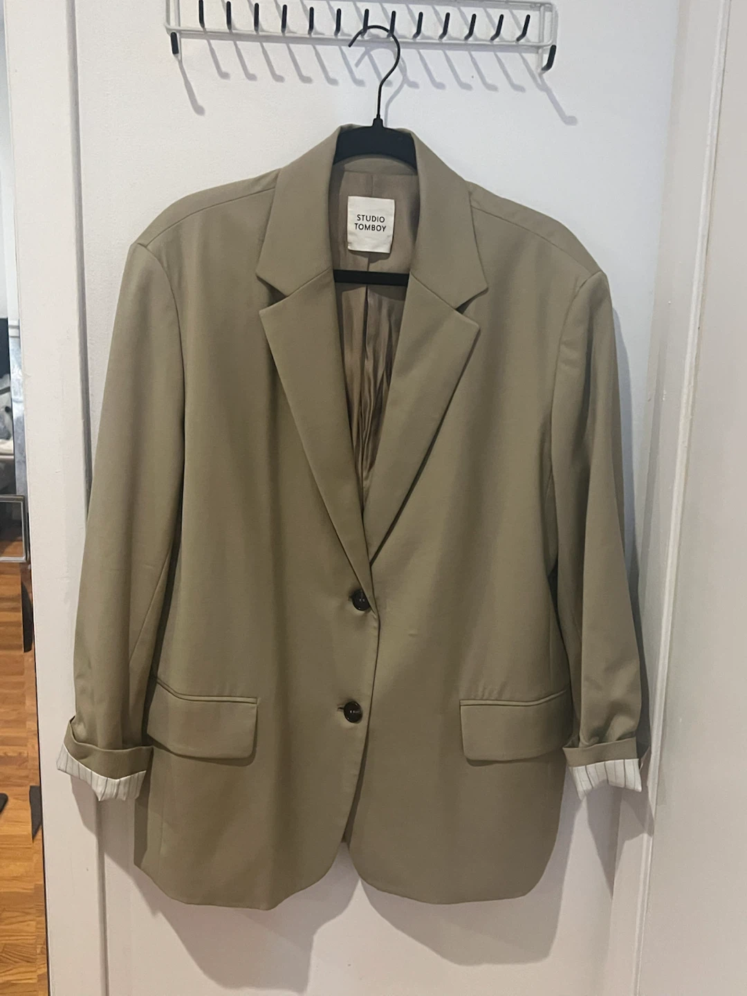 Studio Tomboy Oversized Wool Blend Blazer - photo 3