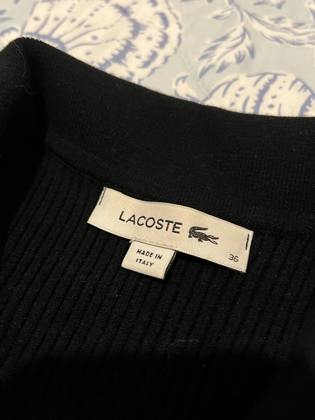 Lacoste Zip-Up Knit Polo Dress - photo 3