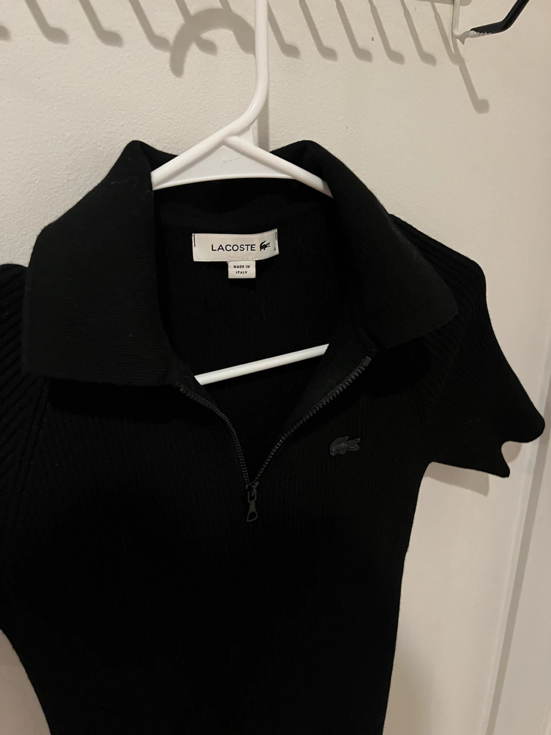 Lacoste Zip-Up Knit Polo Dress - photo 5