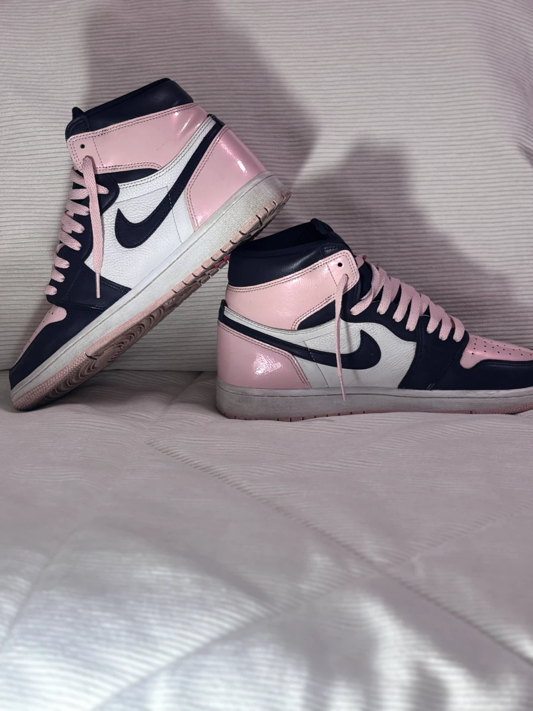 Jordan 1- Retro High, Bubble Gum Pink Atmosphere- Size 10.5W/9M