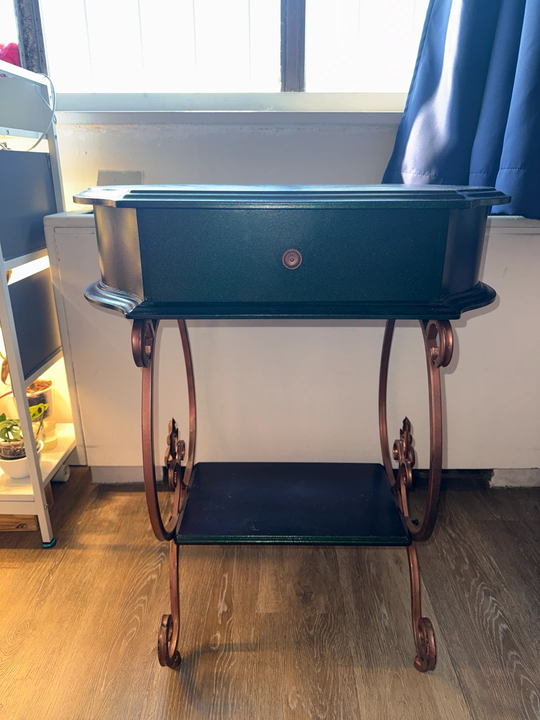 Vintage Accent Table with Drawer