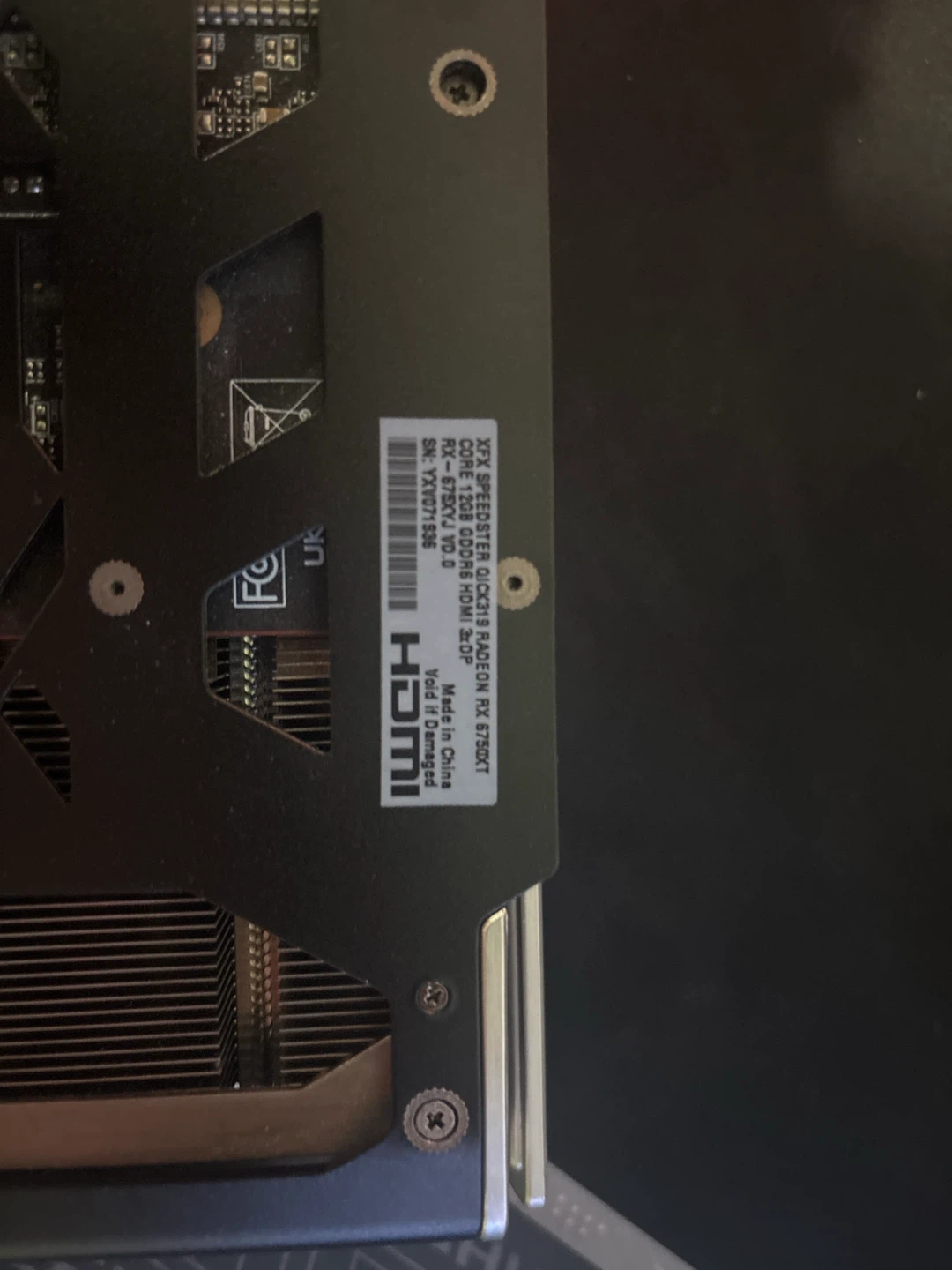 XFX Speedster QICK319 RX 6750XT Graphics Card 12gb VRAM - photo 2
