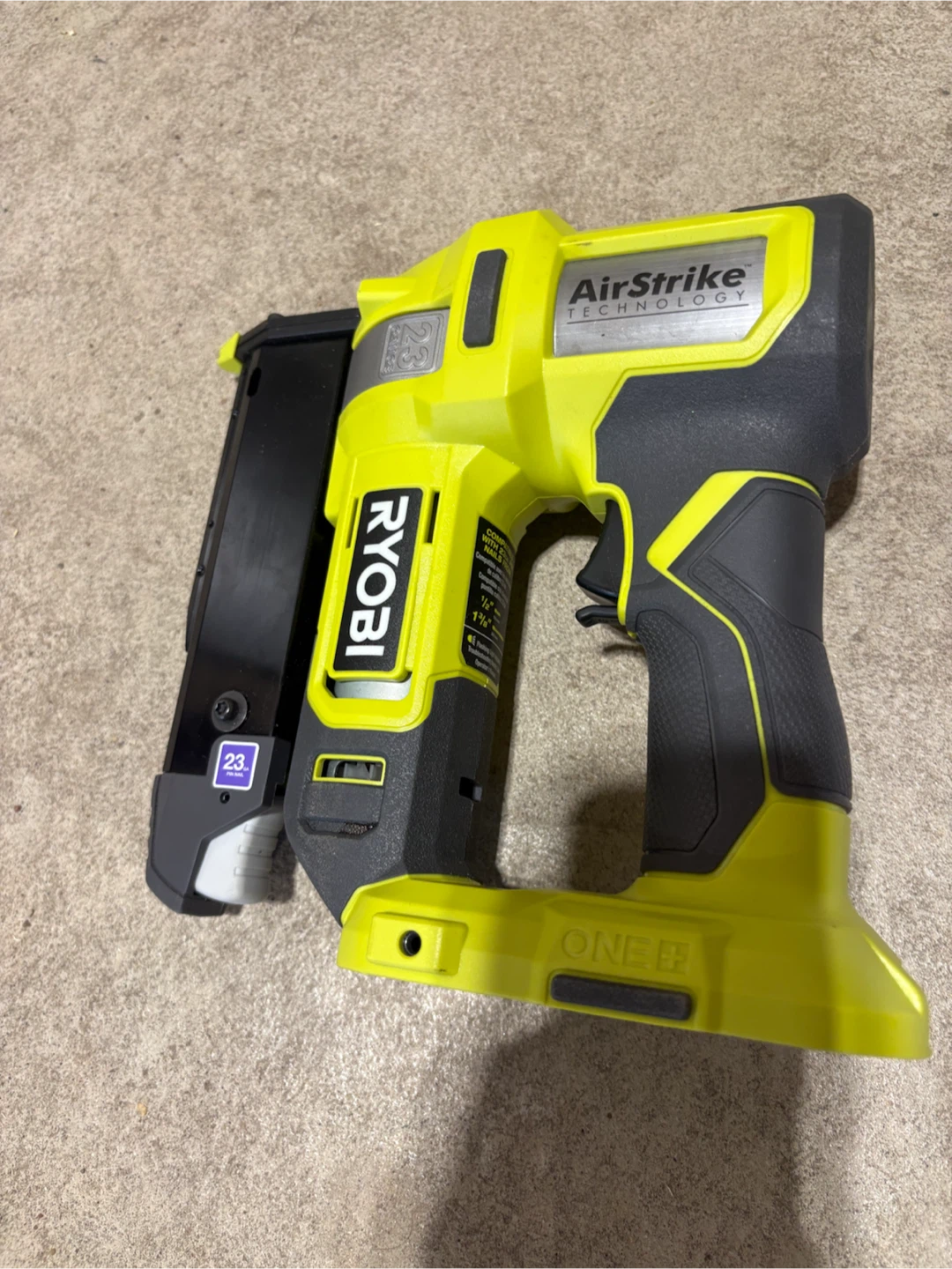 RYOBI 18V Cordless Airstrike 23-Gauge Pin Nailer (Tool Only) - photo 5