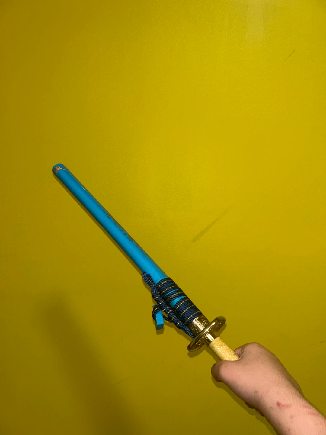 Decorative blue  Katana Sword with Dragon Hilt - photo 4