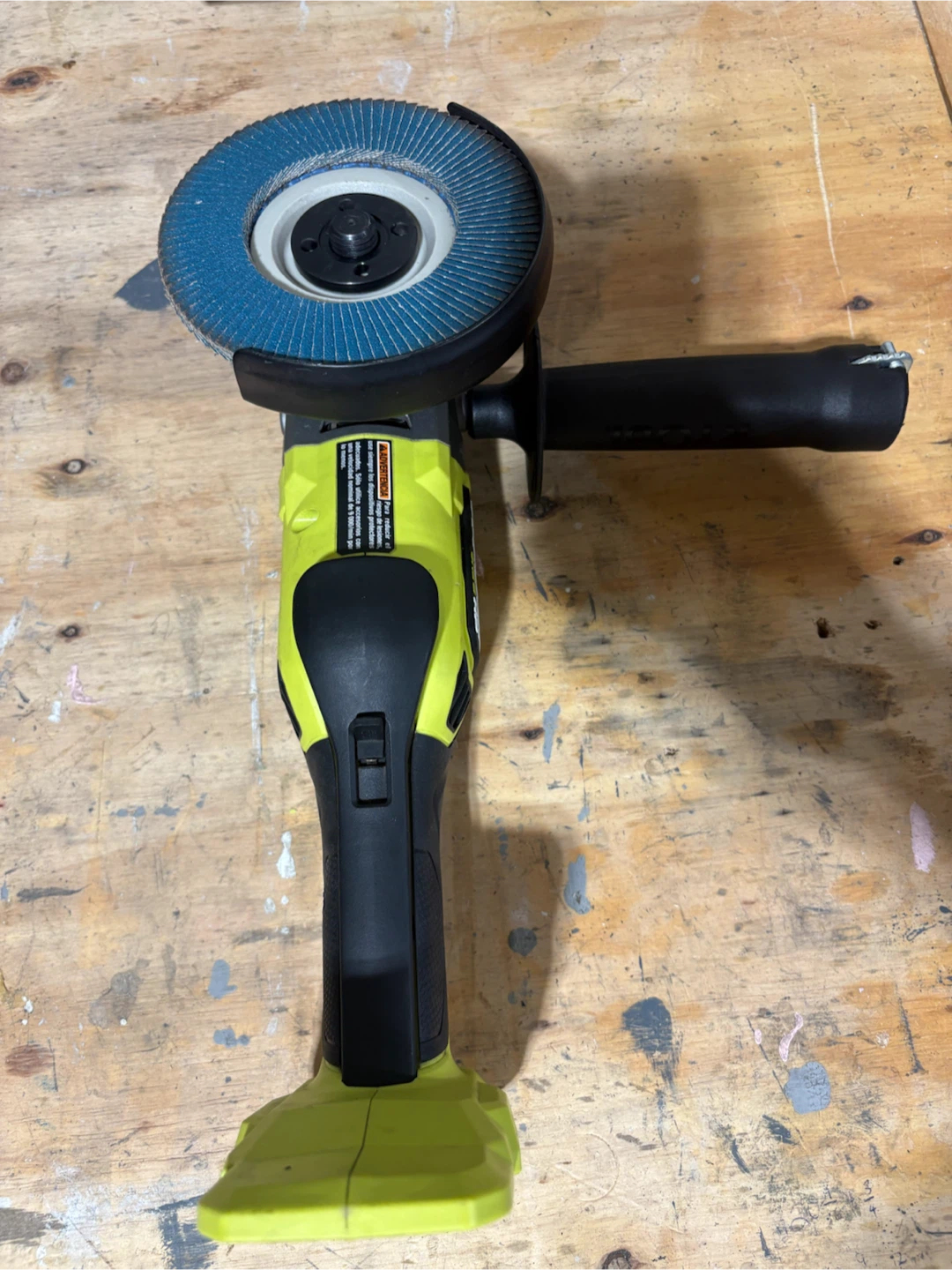 RYOBI 18V ONE+ HP Brushless Cordless 4-1/2 in. Angle Grinder - photo 3