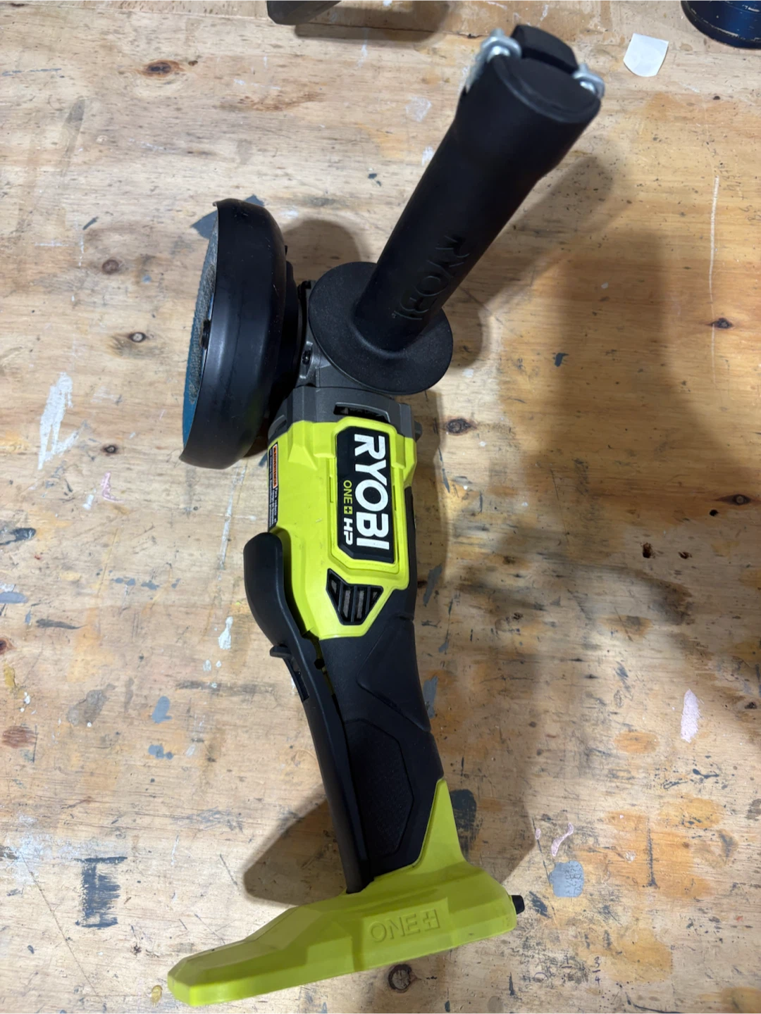 RYOBI 18V ONE+ HP Brushless Cordless 4-1/2 in. Angle Grinder - photo 4