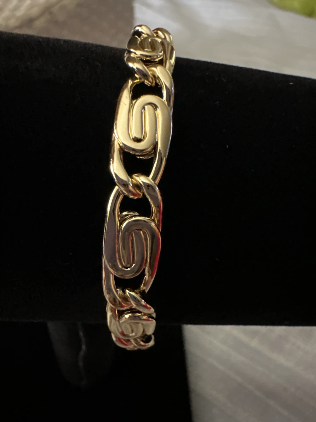 14k Gold laminated Chunky Chain bracelet - photo 2