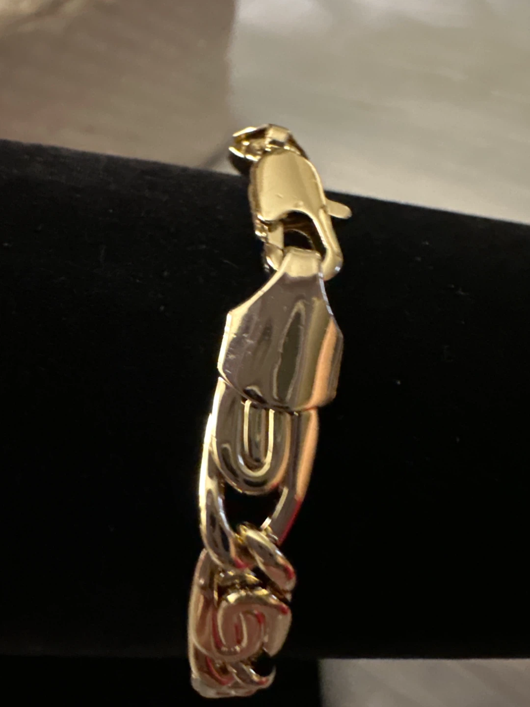 14k Gold laminated Chunky Chain bracelet - photo 4