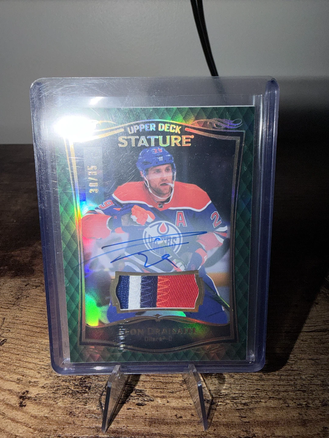 2023-24 Upper Deck Stature Hockey Card - Leon Draisaitl