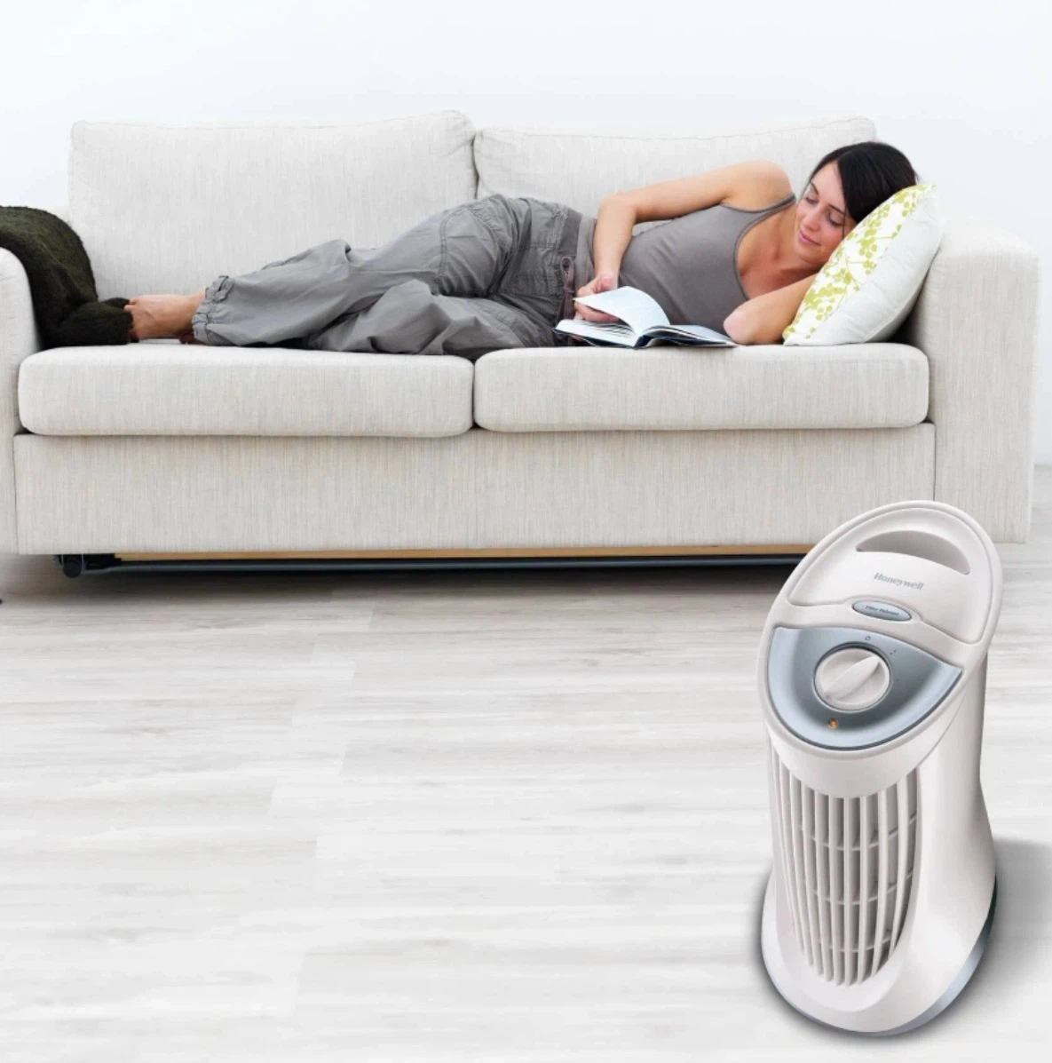 QuietClean Mini Tower Air Purifier, Removes Allergens & Odours - photo 4