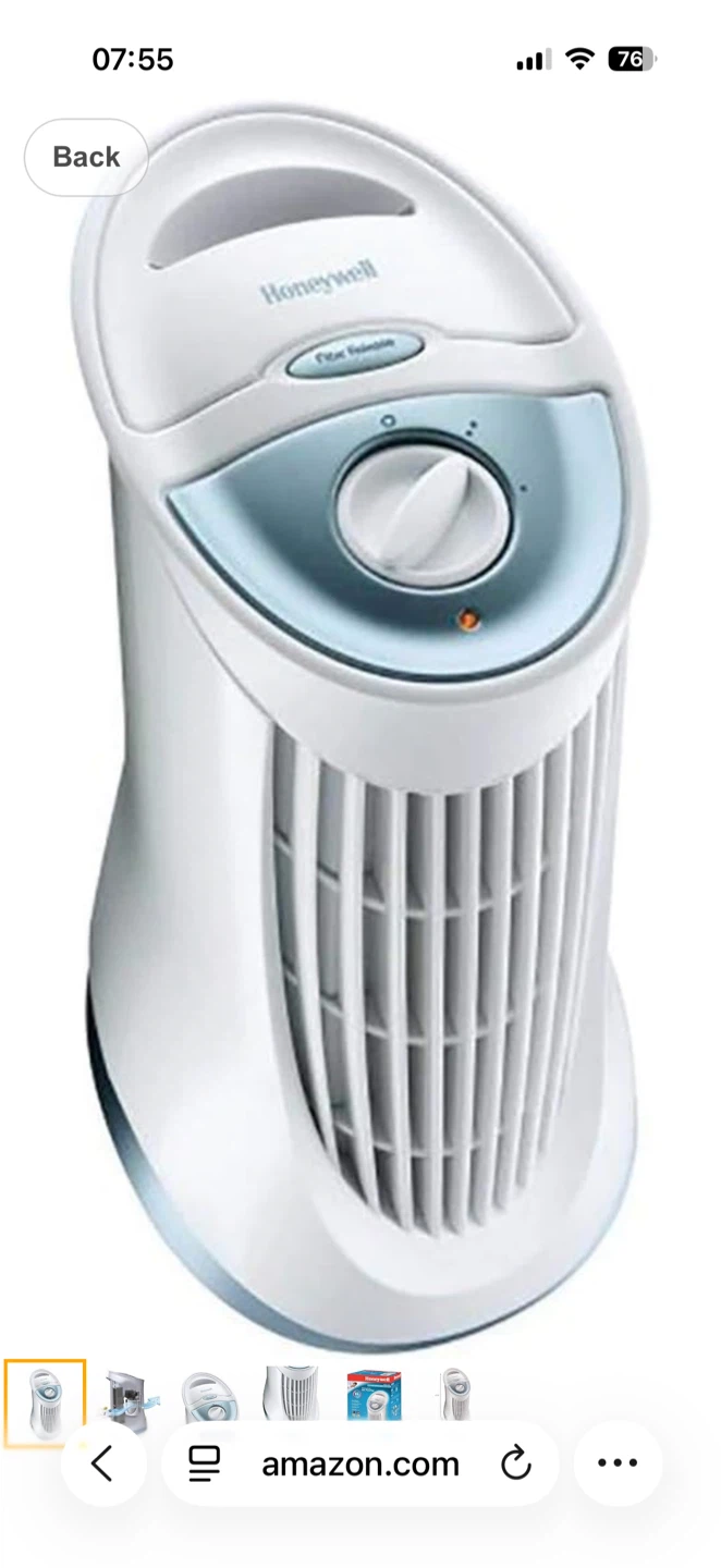 QuietClean Mini Tower Air Purifier, Removes Allergens & Odours - photo 2