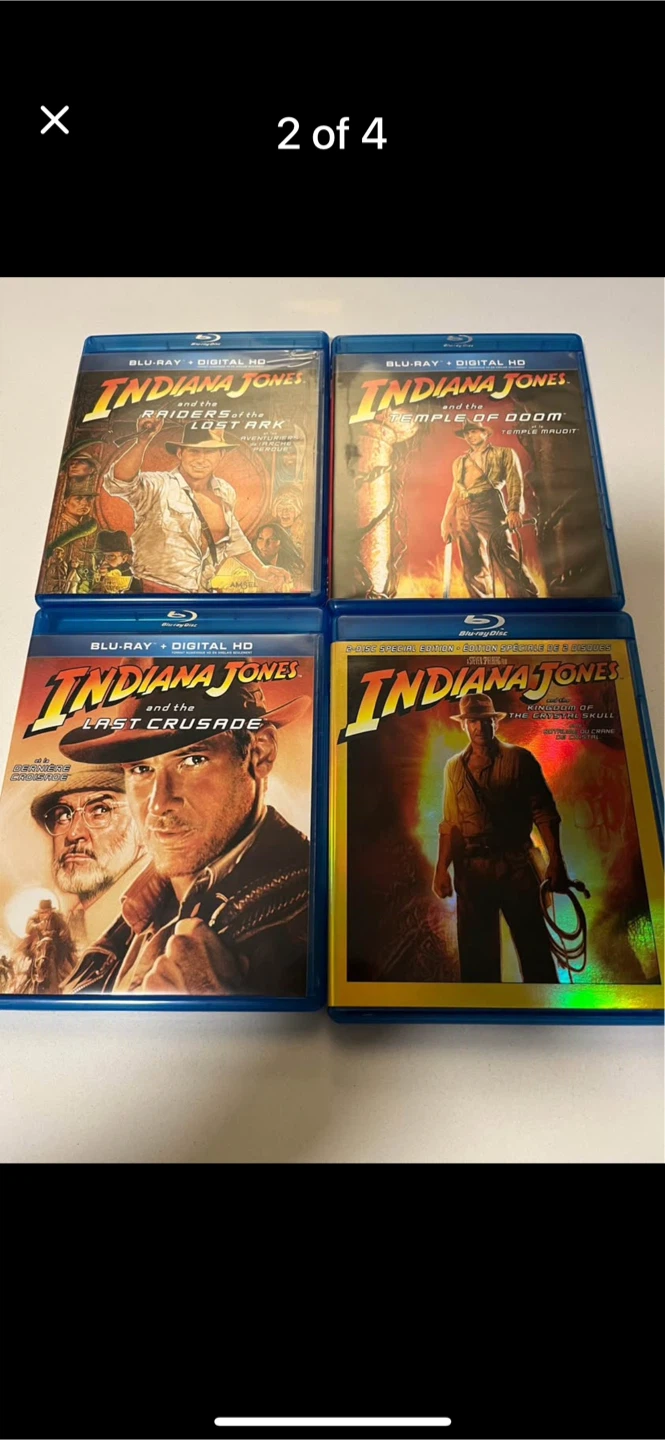 Indiana Jones Blu Ray Collection